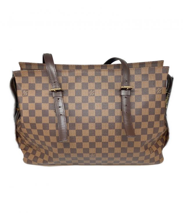 Louis Vuitton ブラウン トートバッグ 中古・古着通販】LOUIS VUITTON (ルイ ヴィトン) トートバッグ