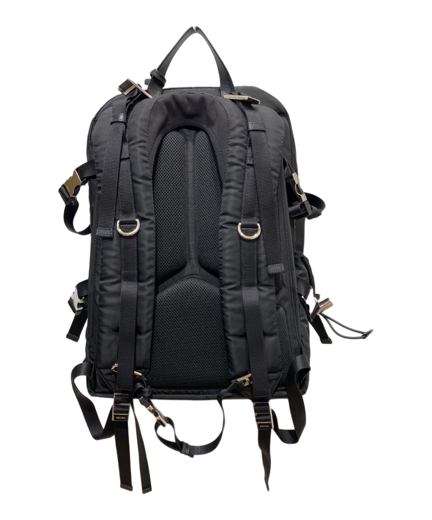 【正規品 / 中古】PRADAナイロンバックパックリュック プラダ 中古・古着通販】PRADA (プラダ) スピードロック ナイロンバックパック