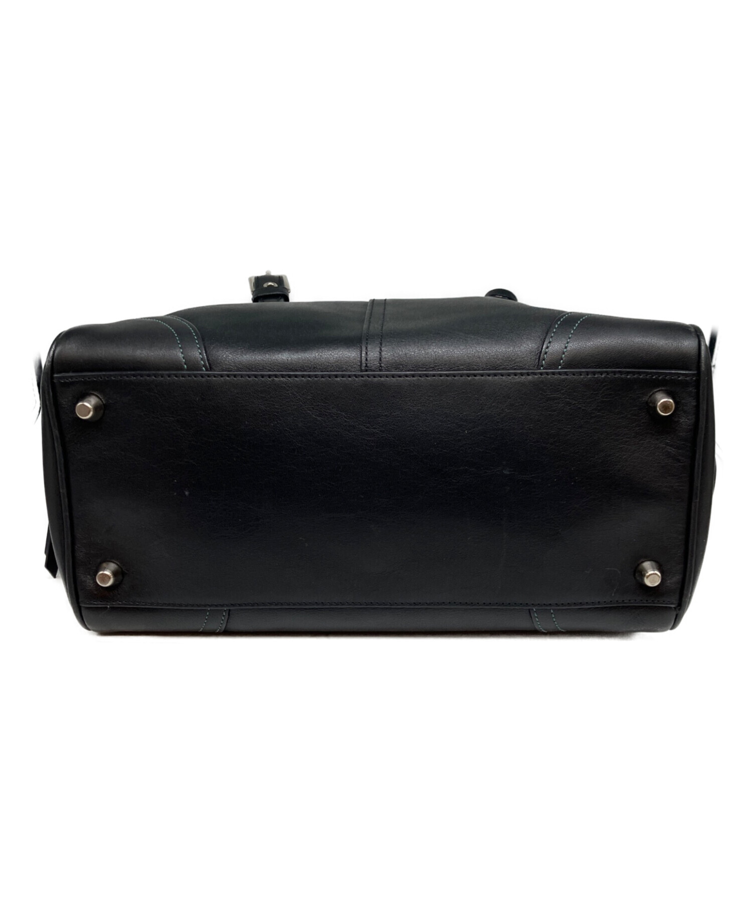 COACH ブラック ハンドバッグ 約30cm 中古・古着通販】COACH (コーチ) ハンドバッグ ブラック｜ブランド