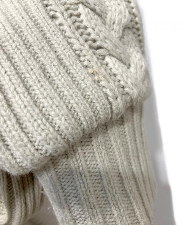 中古・古着通販】LAGUA GEM (ラグアジェム) CABLE KNIT FAUX FUR