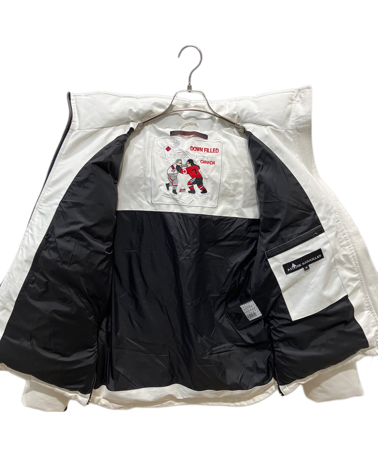 【展示品】ムースナックルズ マウンテンパーカー ナイロンジャケット 中綿 中古・古着通販】MOOSE KNUCKLES (ムース ナックルズ) ダウン