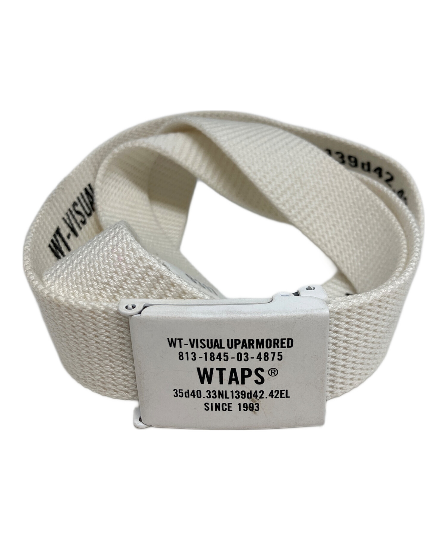 WTAPS ベルト 中古・古着通販】WTAPS (ダブルタップス) ガチャベルト アイボリー