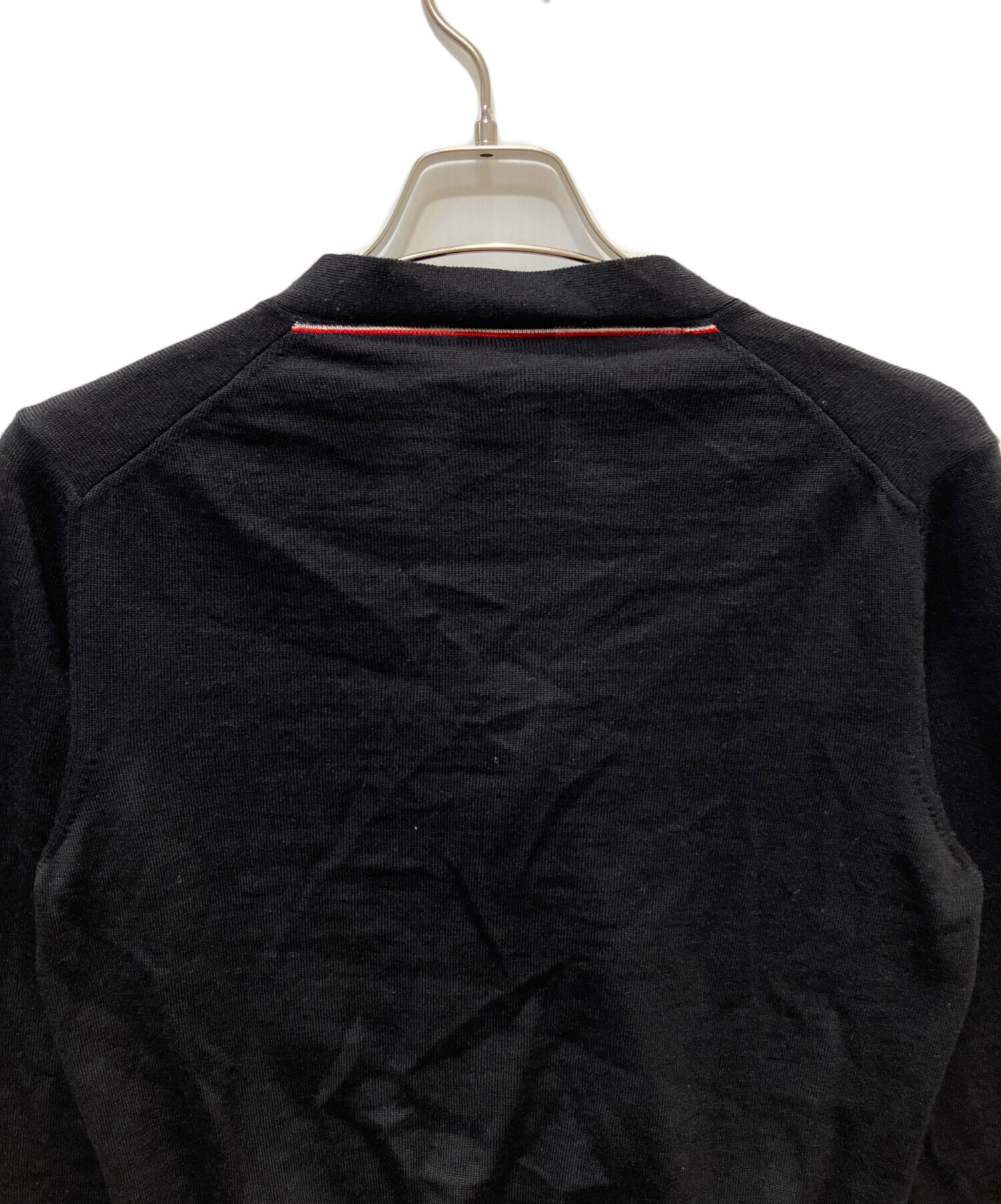 中古・古着通販】MONCLER (モンクレール) ニットカーディガン ブラック