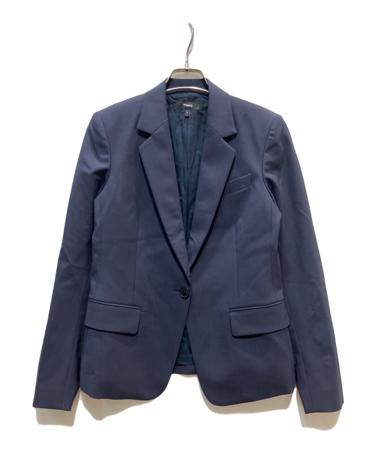未使用級✨️Theory TAILOR テーラードジャケット 背抜き ネイビー L 中古・古着通販】theory (セオリー) 1Bテーラードジャケット ネイビー