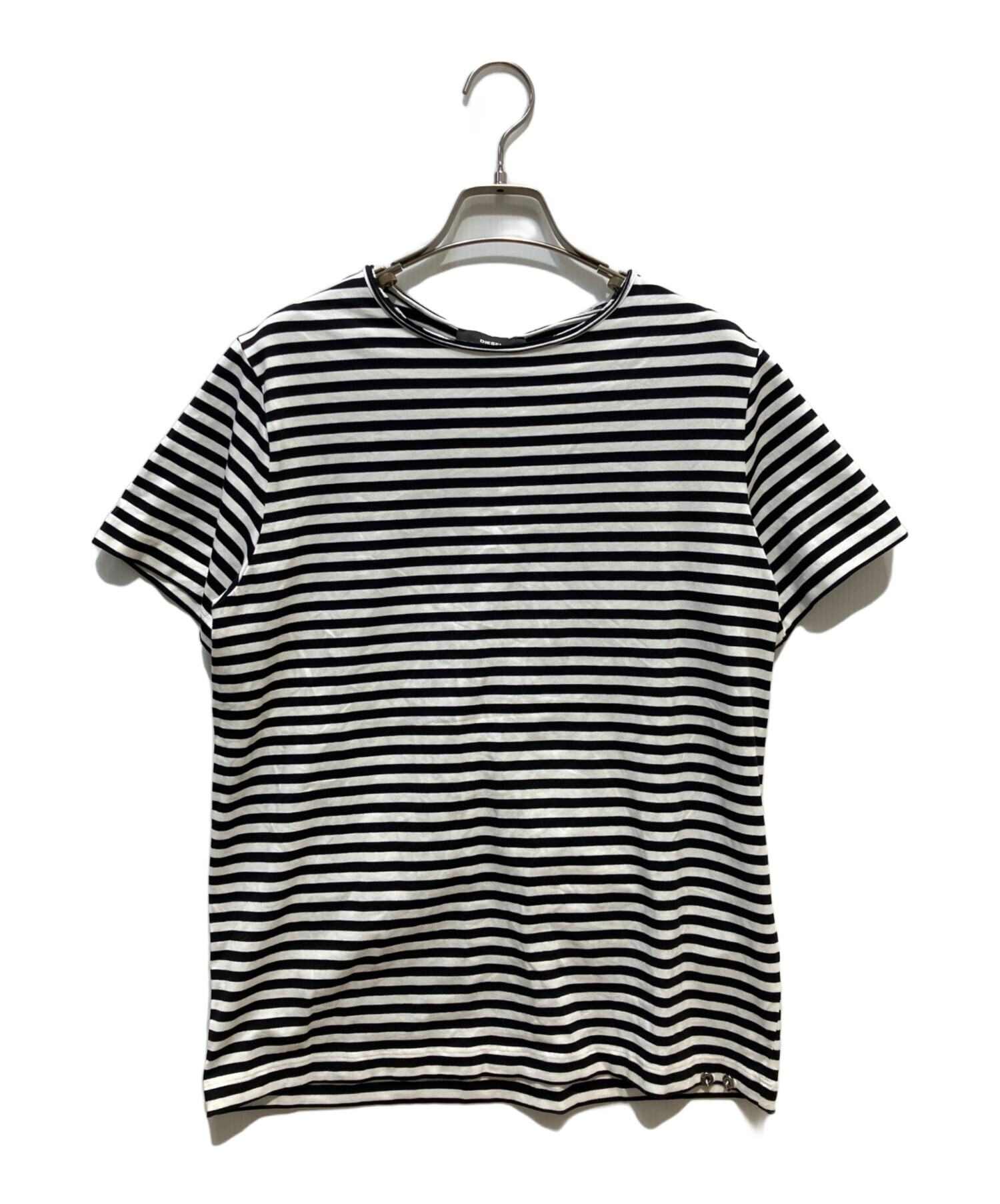 中古・古着通販】DIESEL (ディーゼル) T-BRARIA ブラック×ホワイト