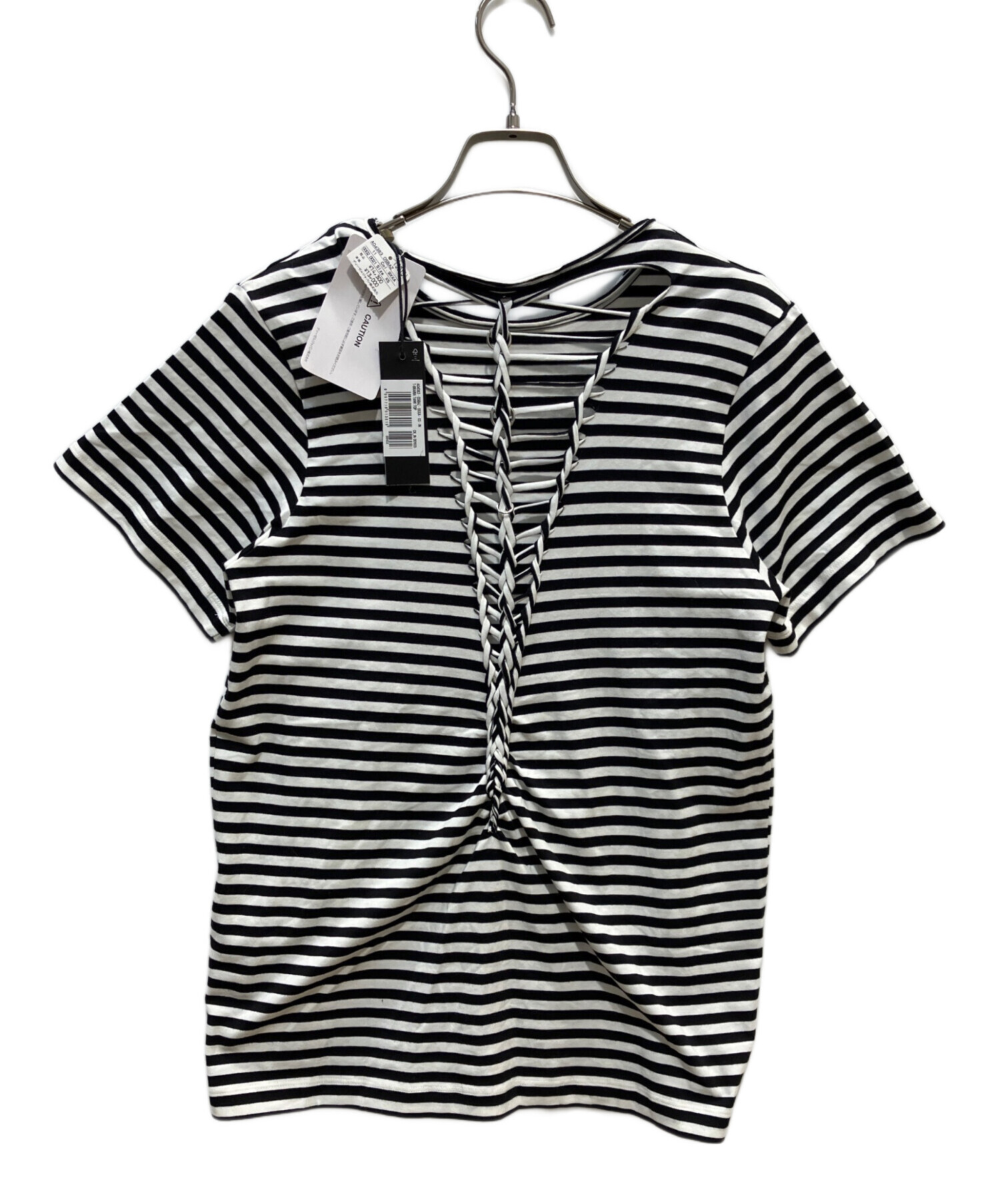 中古・古着通販】DIESEL (ディーゼル) T-BRARIA ブラック×ホワイト