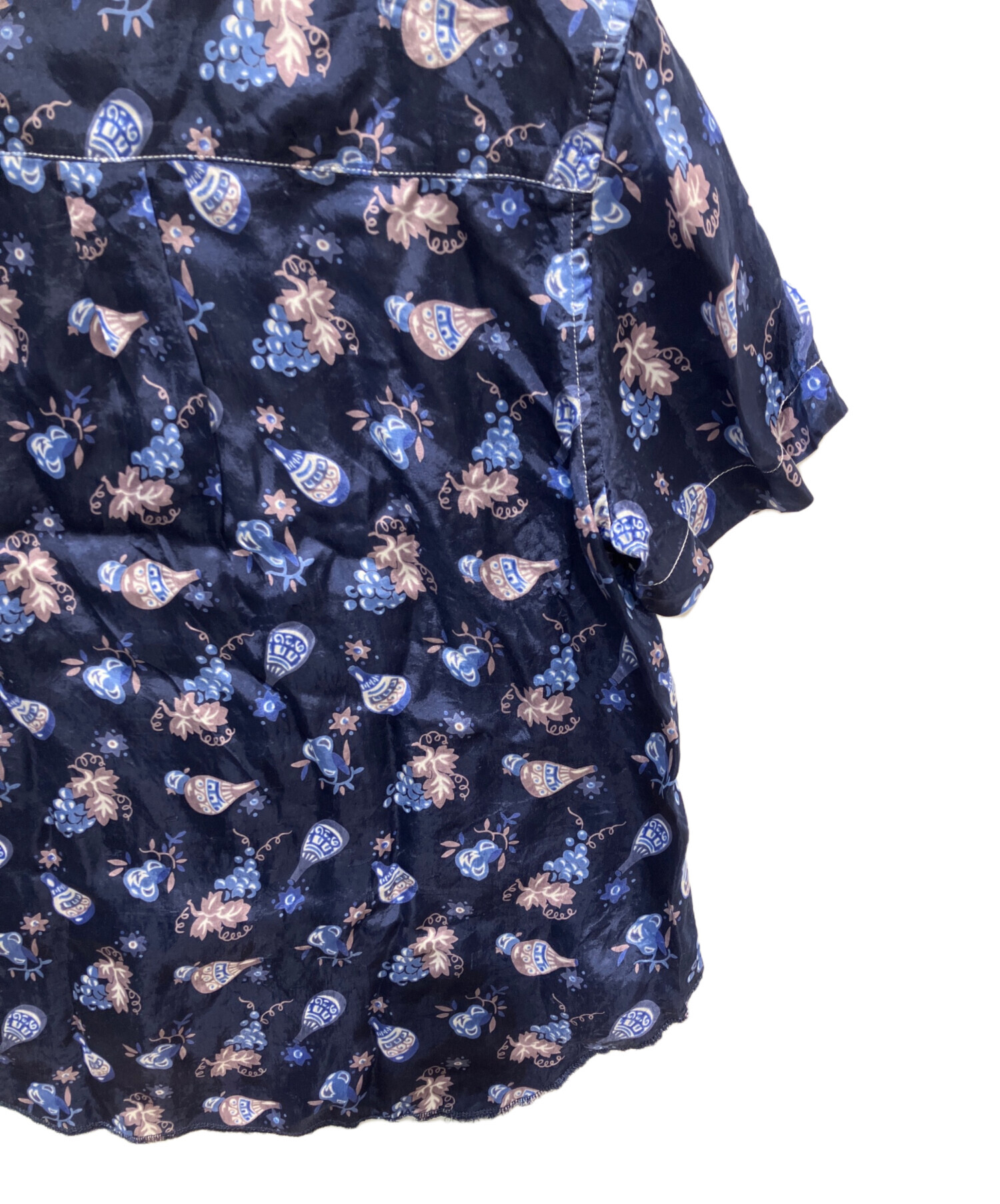 トリココムデギャルソン　フロッキパラプリントシャツ　新品同様 中古・古着通販】tricot COMME des GARCONS (トリココムデギャルソン