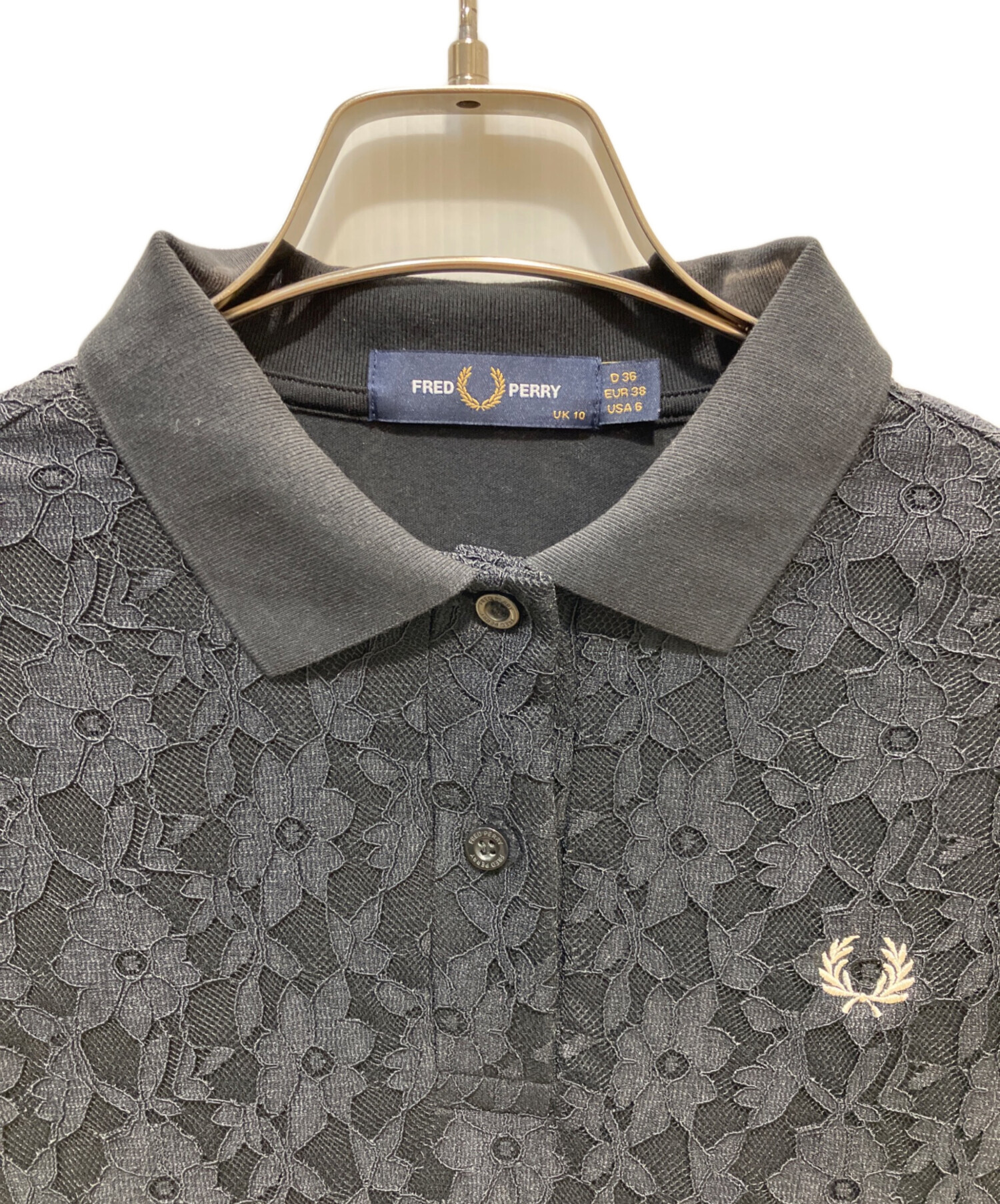中古・古着通販】FRED PERRY (フレッドペリー) Lace Overlay Dress