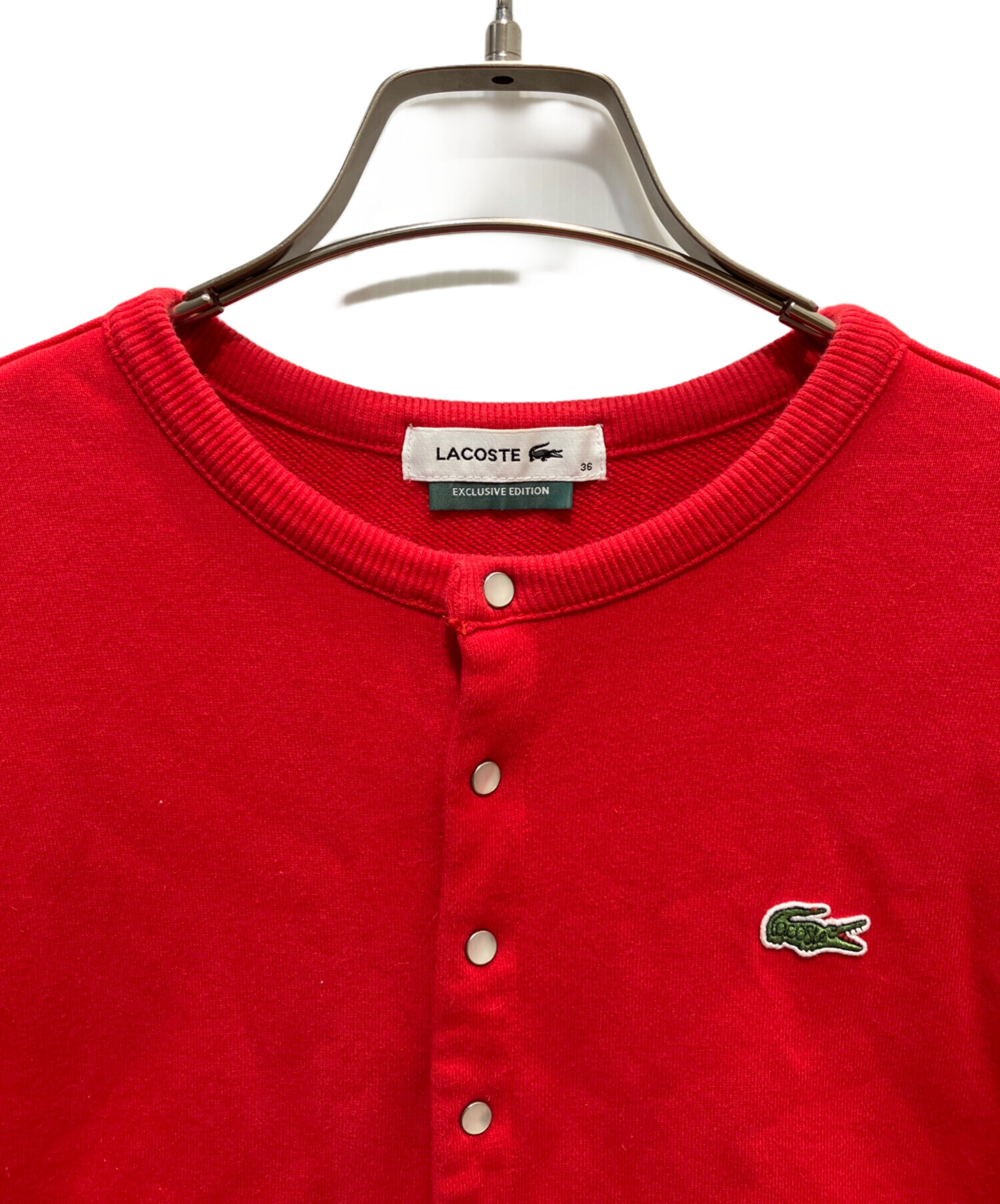 中古・古着通販】LACOSTE (ラコステ) スナップボタンロング 