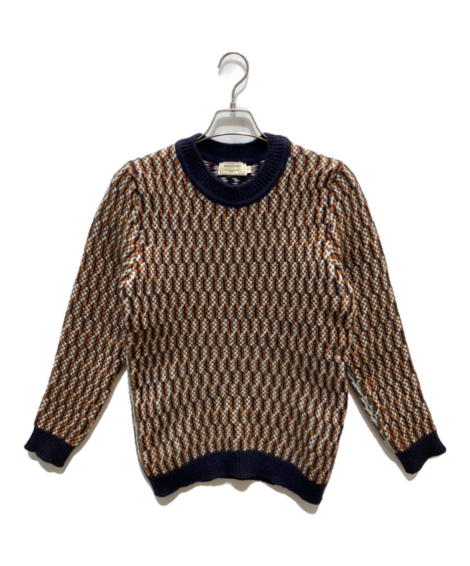 中古・古着通販】MAISON KITSUNE (メゾンキツネ) ニット ネイビー
