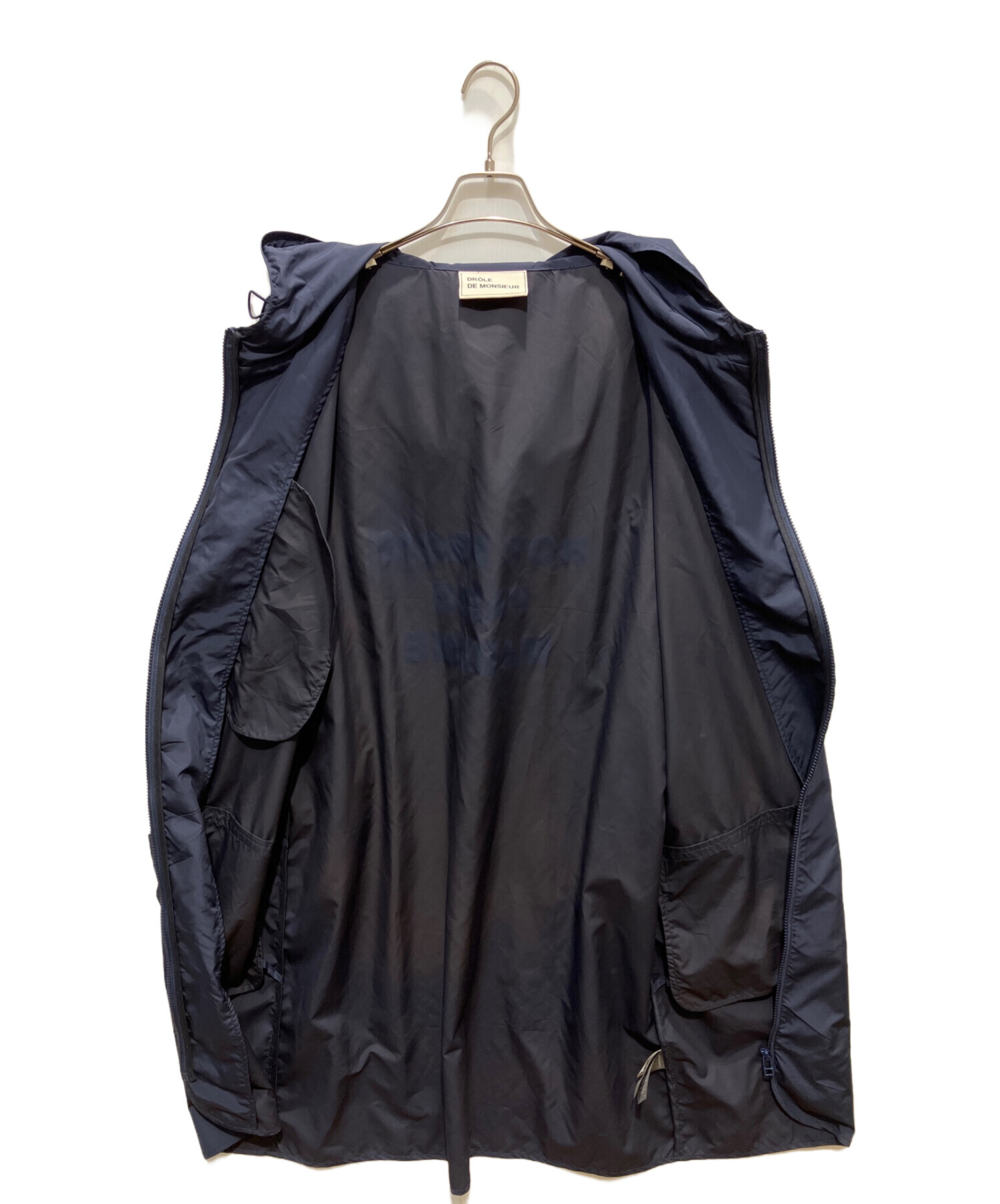 DROLE DE MONSIEUR スプリングコート ジャケット 中古・古着通販】DROLE DE MONSIEUR (ドロール ド ムッシュ) ナイロン
