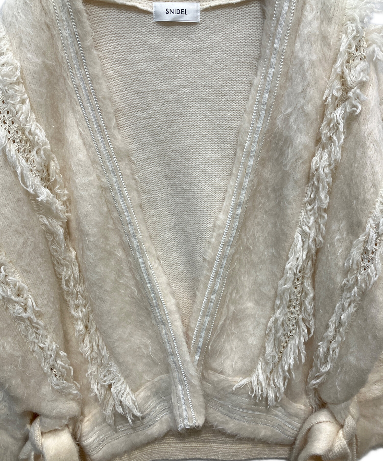 中古・古着通販】Snidel (スナイデル) モヘアレースニットコート