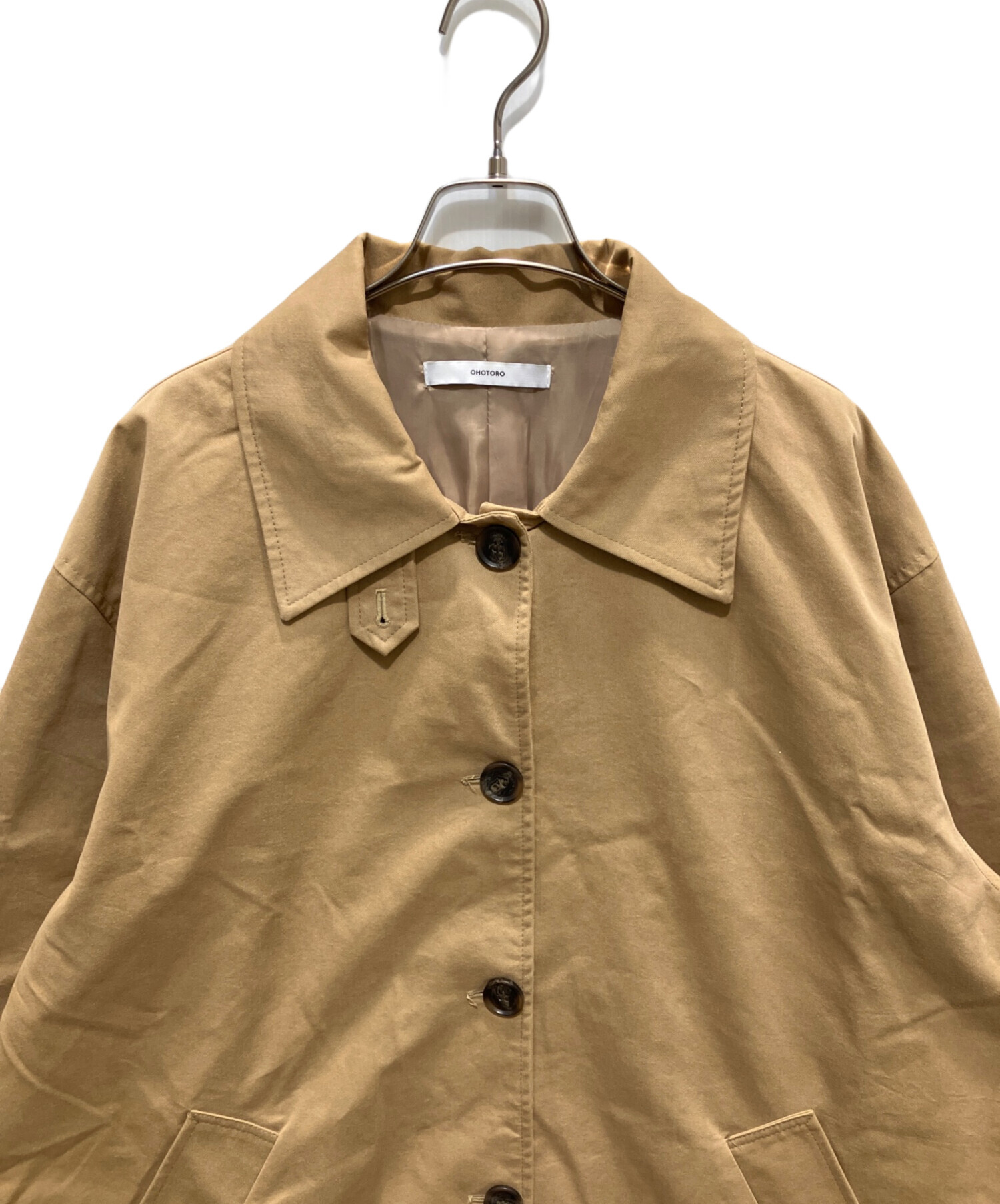美品☆OHOTORO Firenze Trench Coat 完売品 中古・古着通販】OHOTORO (オオトロ) firenze trench coat ベージュ