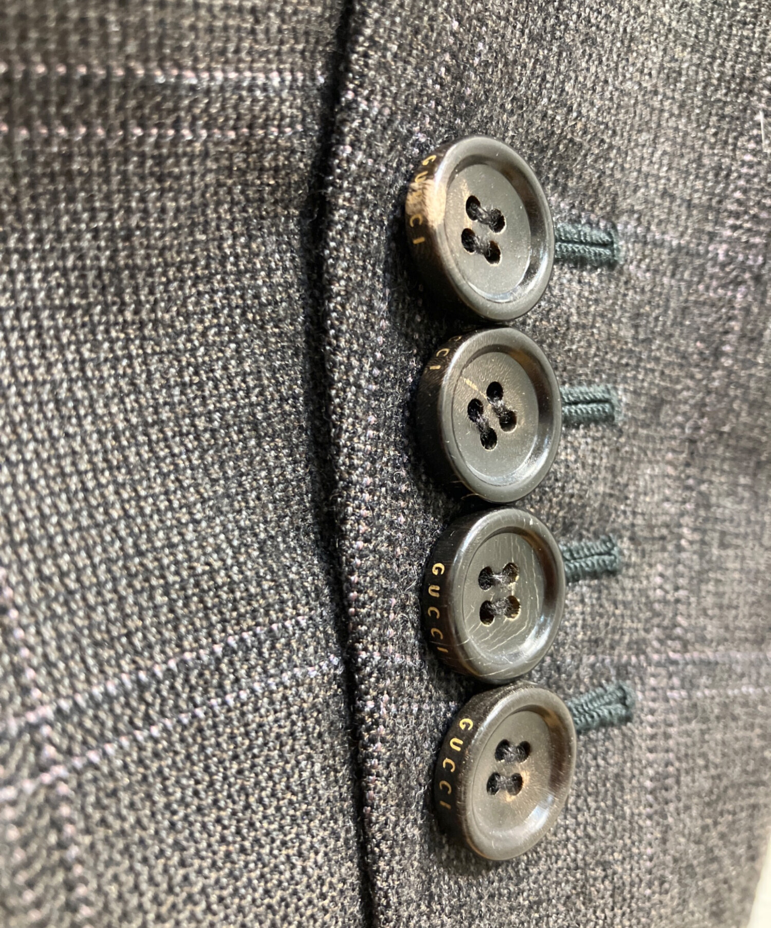 GUCCI テーラードジャケット 36グレー ウールGUCCI青山購入 2025 中古
