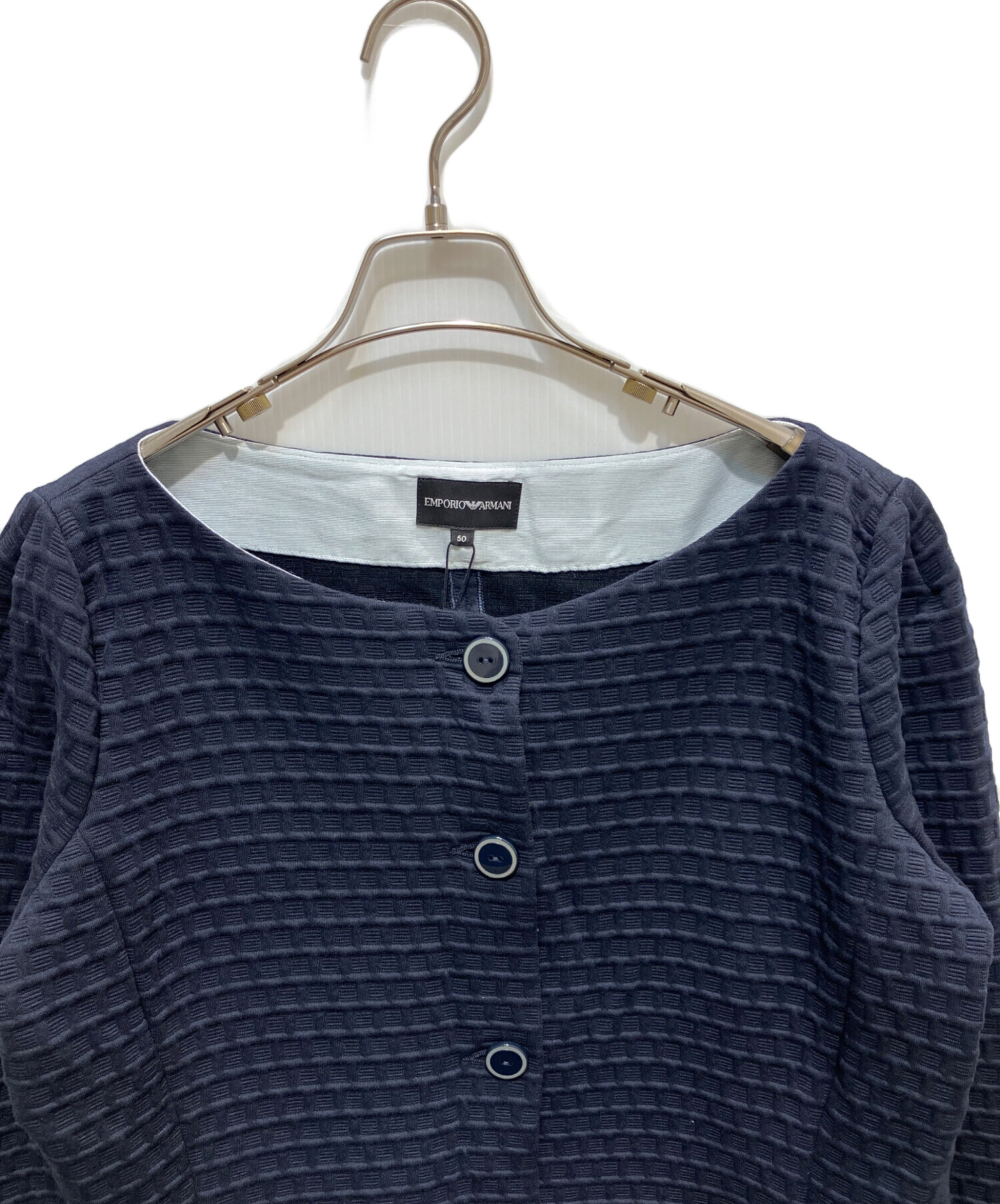 中古・古着通販】EMPORIO ARMANI (エンポリオ アルマーニ) ノーカラー