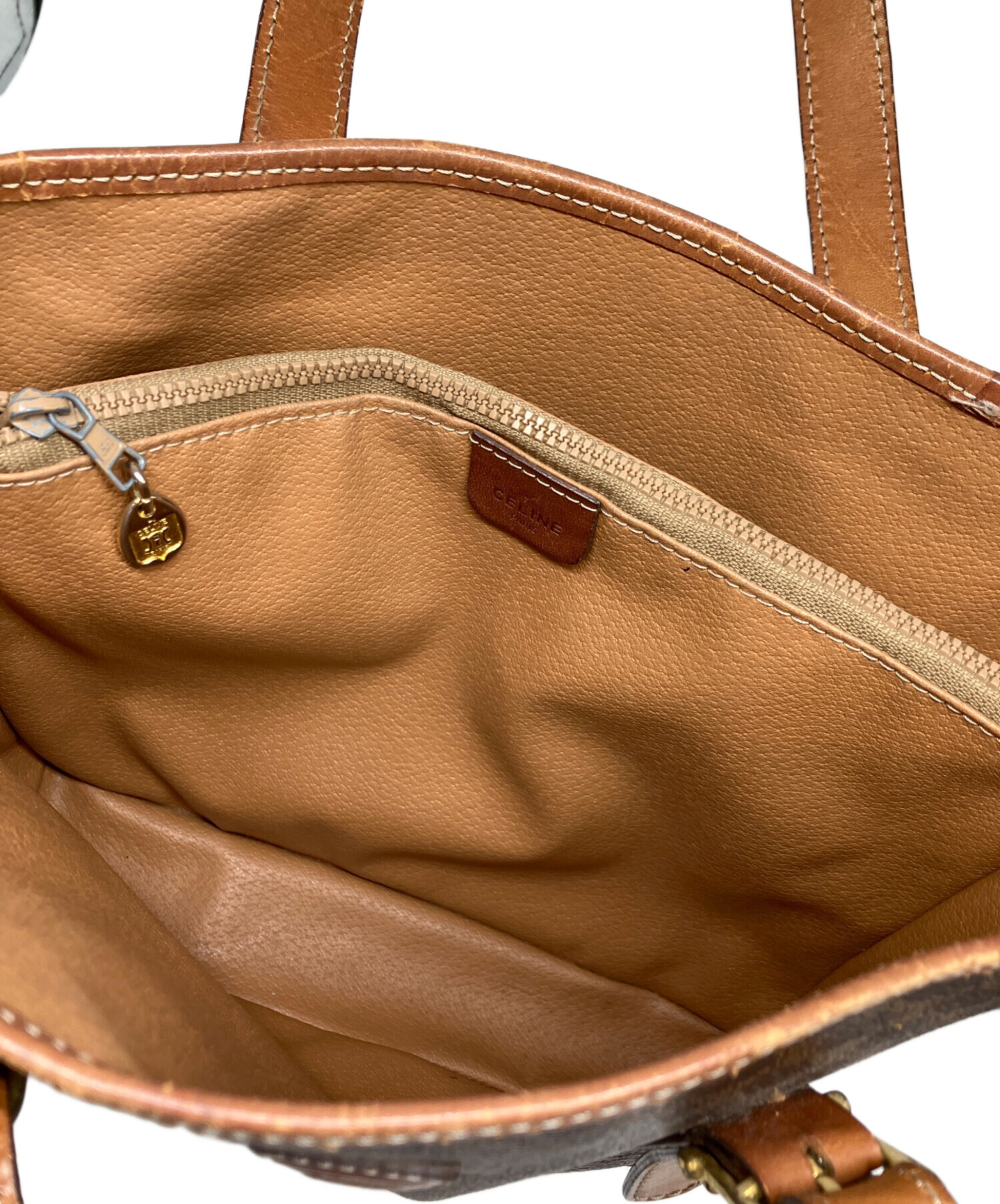 中古・古着通販】CELINE (セリーヌ) マカダム柄PVCトートバッグ