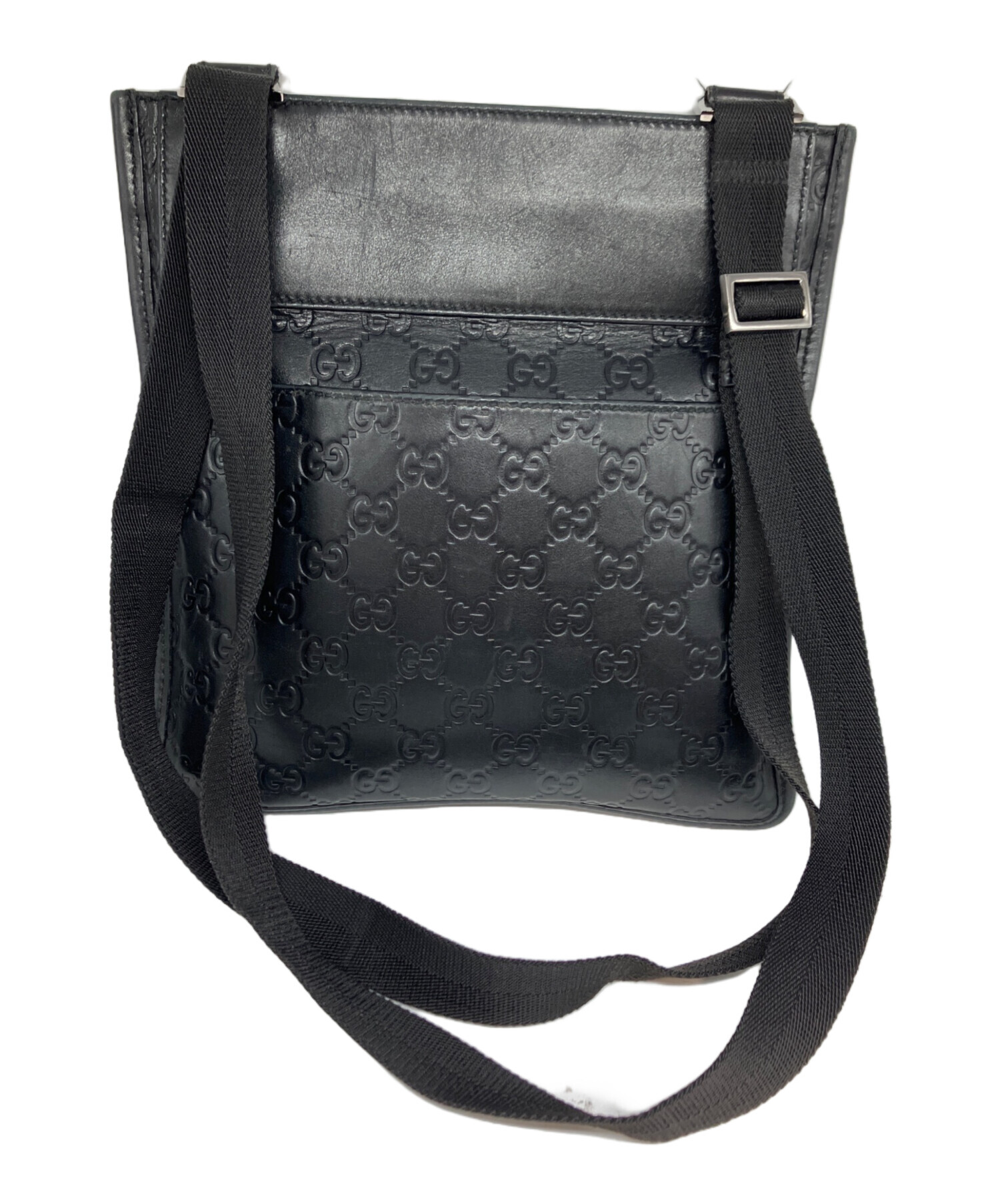 中古・古着通販】GUCCI (グッチ) グッチシマ レザーショルダーバッグ