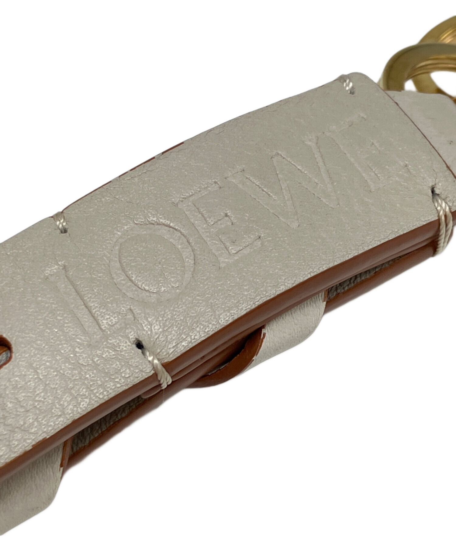 中古・古着通販】LOEWE (ロエベ) ブレイデッド レザーキーリング