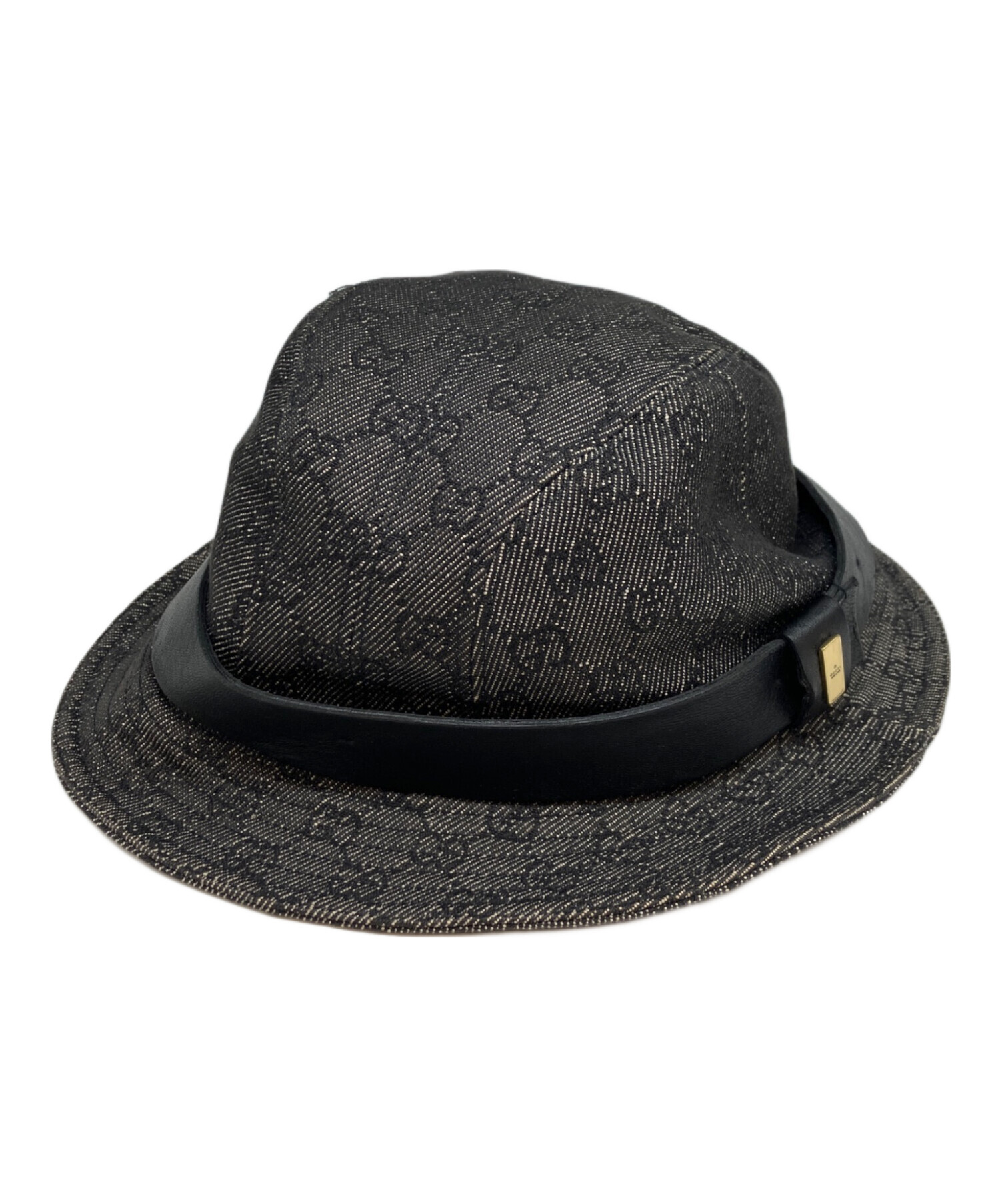 中古・古着通販】GUCCI (グッチ) GGキャンバスハット グレー サイズ