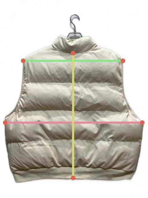 中綿リバーシブルベスト ライトベージュ Nissy ナップタイム naptime 中古・古着通販】Naptime. (ナップタイム) 25AW リバーシブルダウン