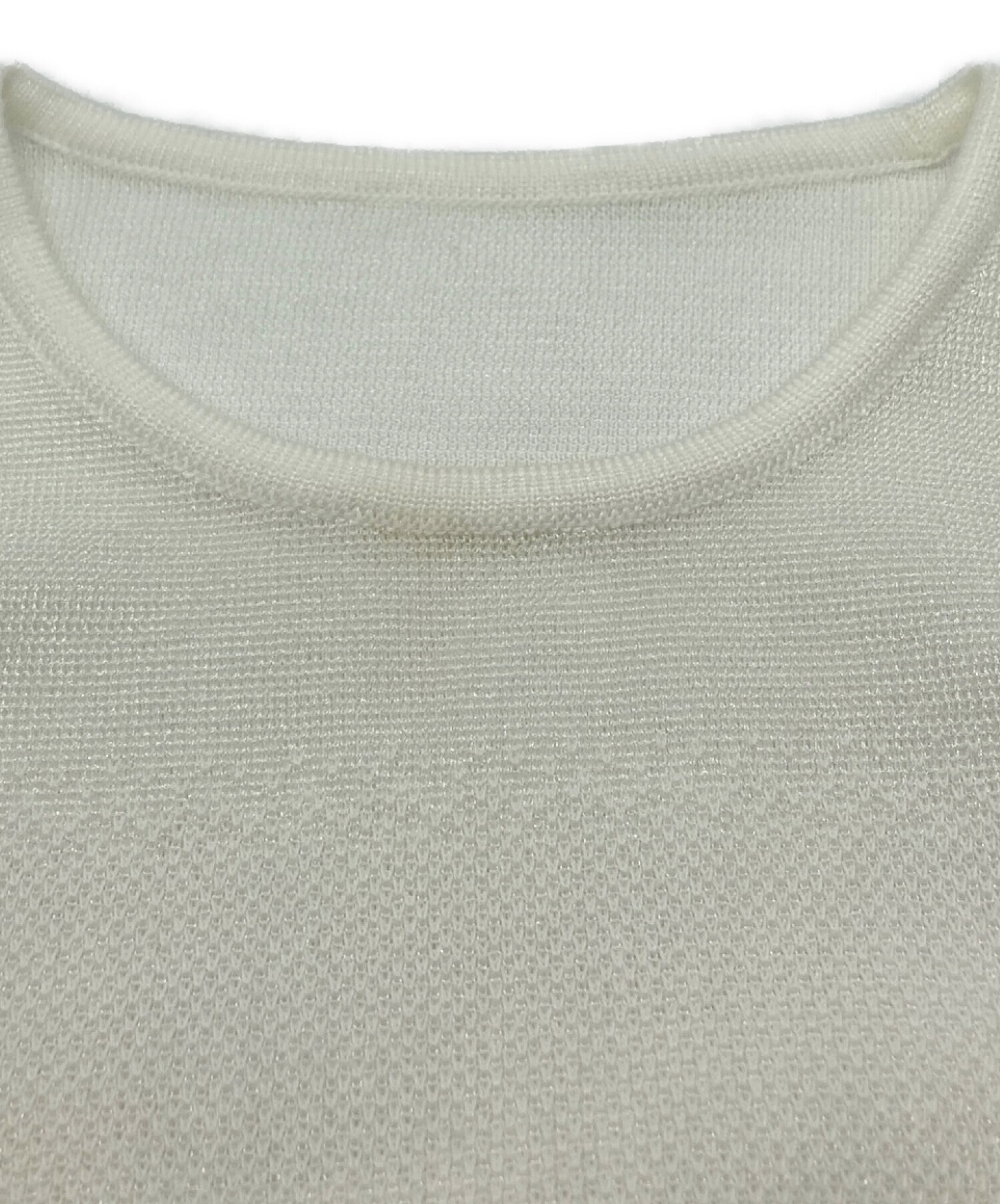 Crane Pattern Jacquard Knitted Dress 白 Mame Kurogouchi】 Crane Pattern Jacquard Knitted Dress