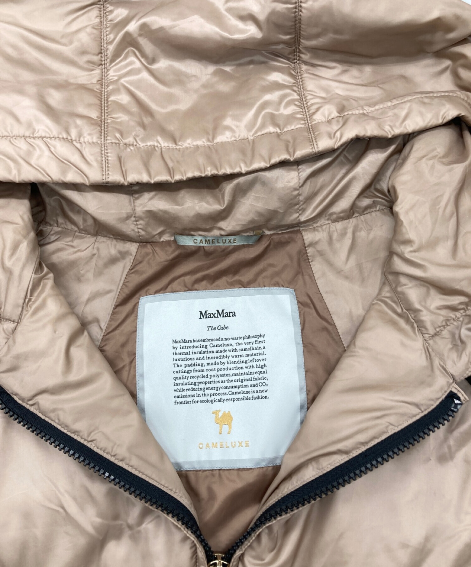 中古・古着通販】MaxMara (マックスマーラ) CameLuxeフーデットロング 
