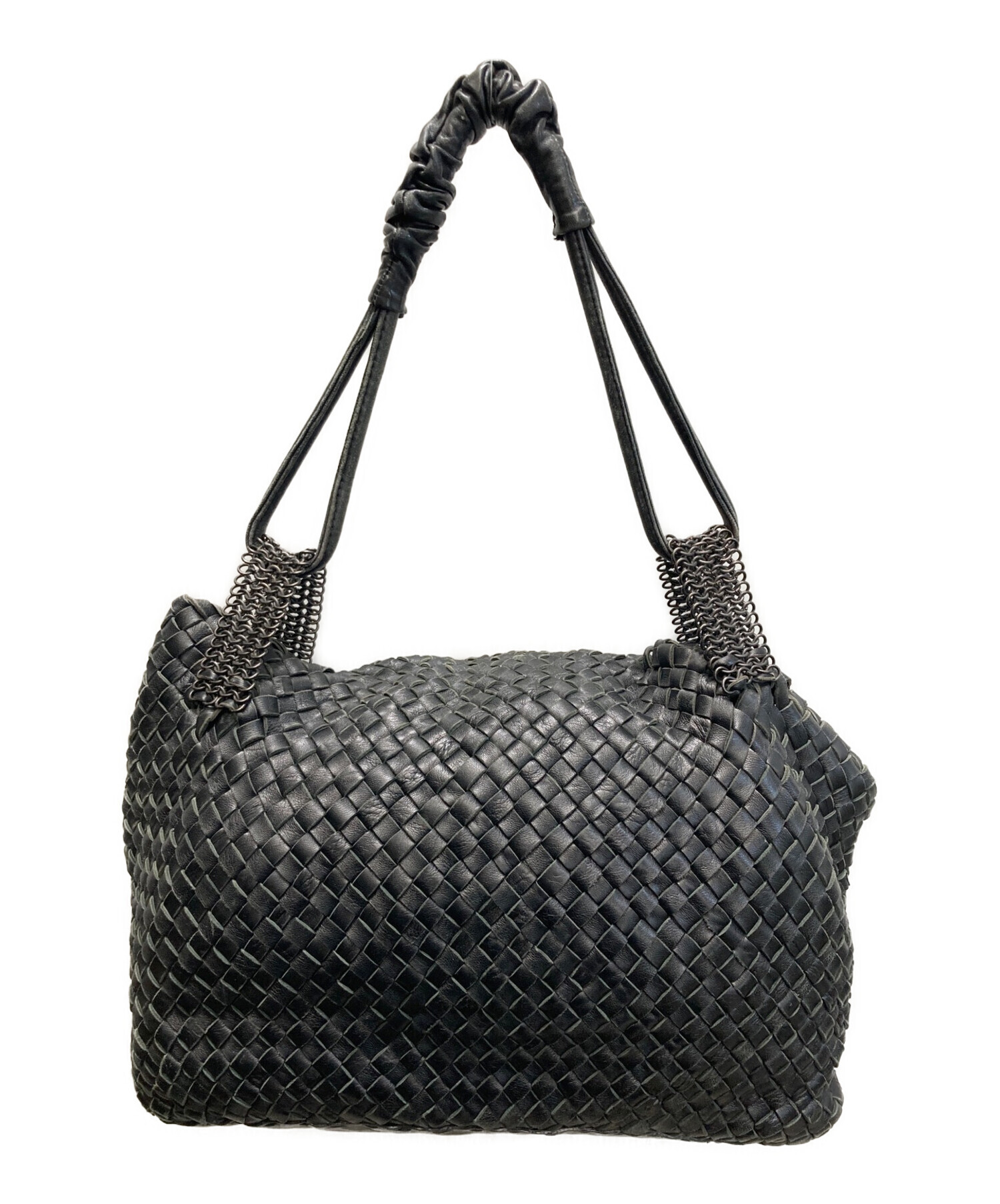 中古・古着通販】FALORNI (ファロルニ) イントレチャート レザー