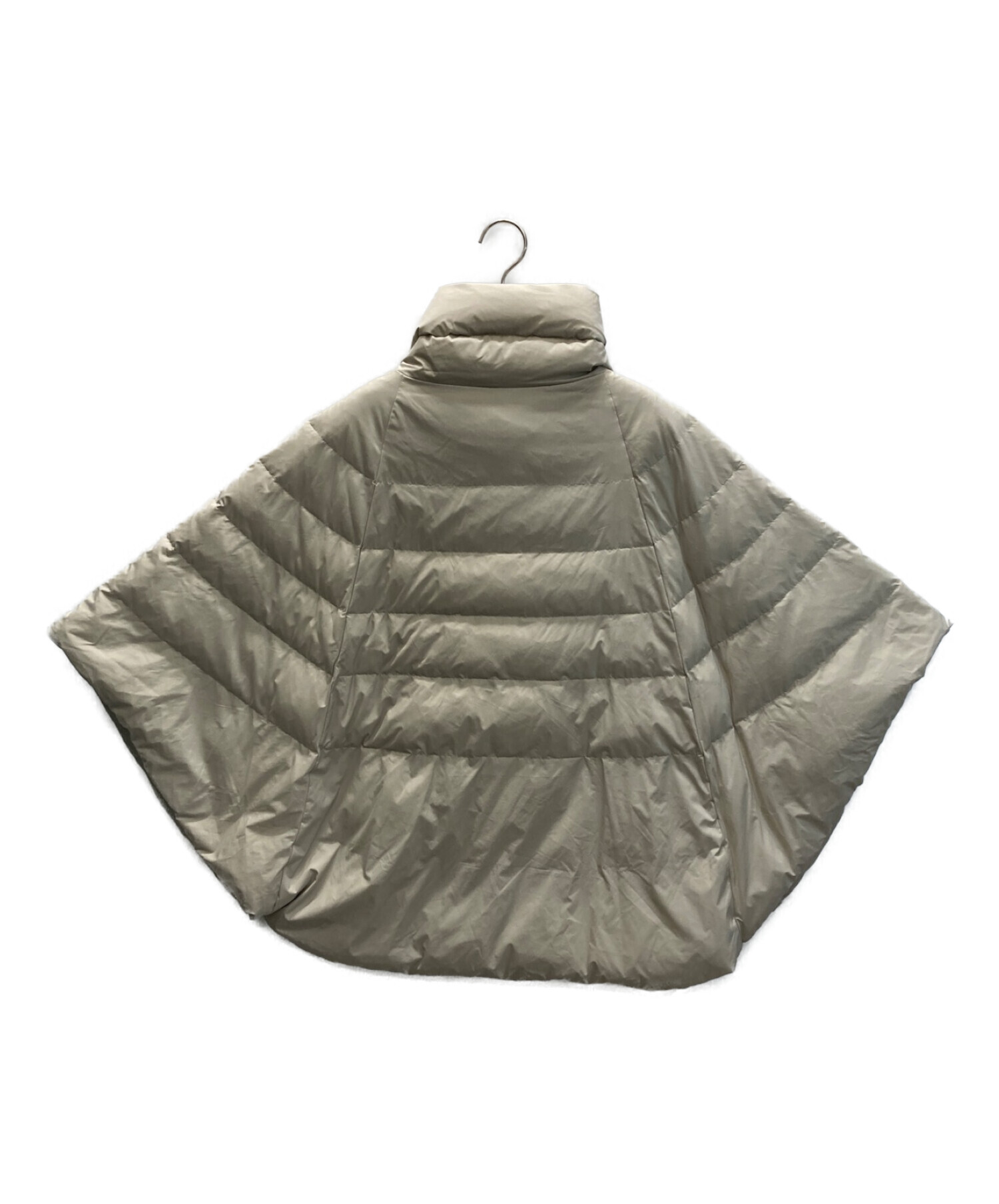 西川ダウン×ナノユニバース スタンドポンチョダウン ベージュ 中古