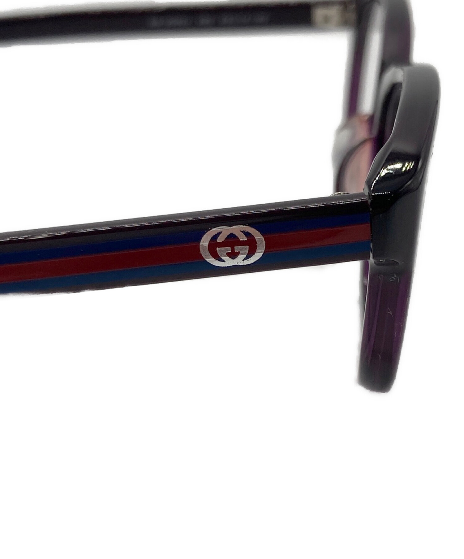 中古・古着通販】GUCCI (グッチ) 伊達眼鏡 パープル サイズ:53□14-140