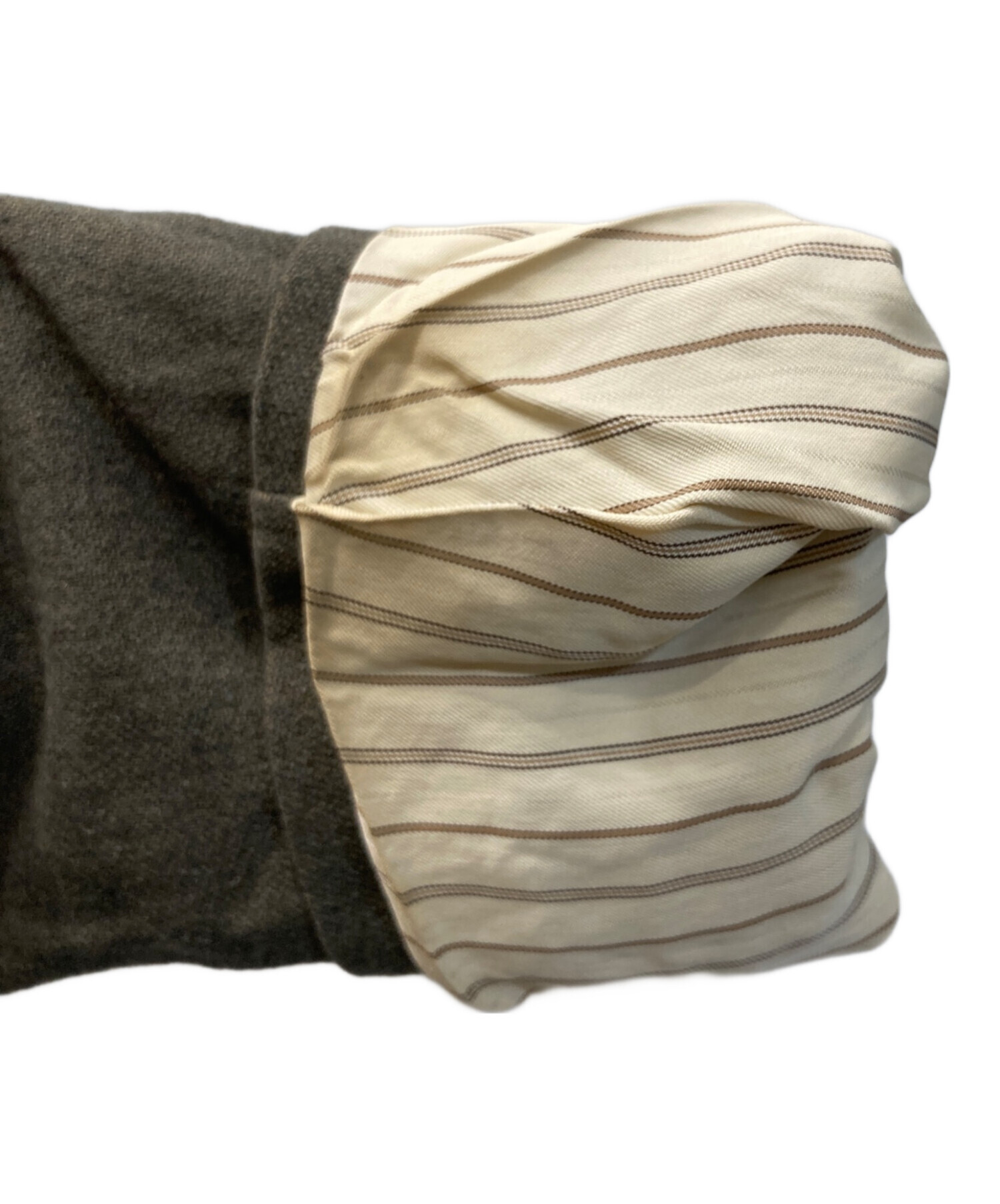 ワコマリアベージュ ステンレスコート ボックスシルエットが美しい。WACKO MARIAのステンカラーコート