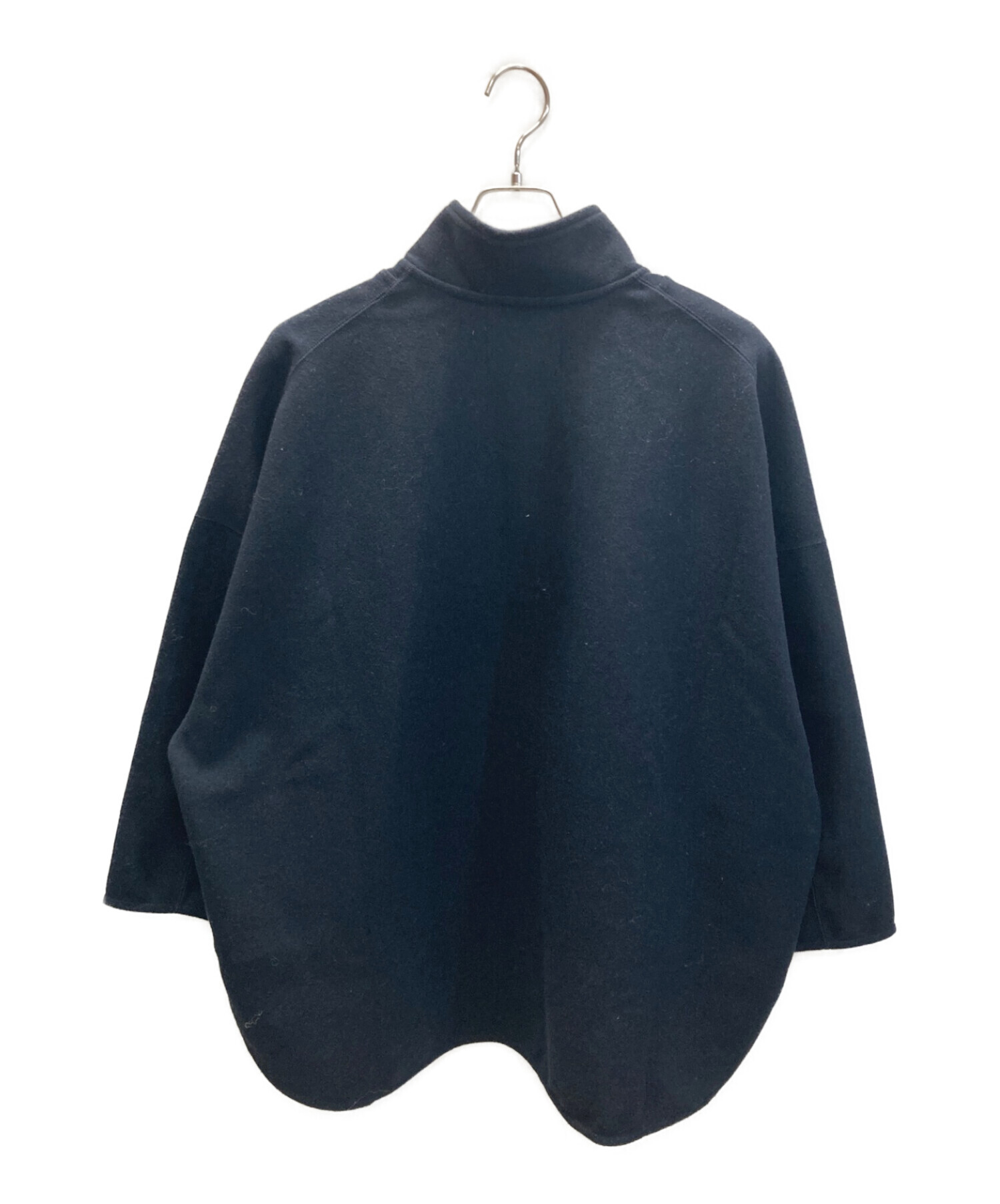 FRAMeWORK タグ付き新品 ZIP ポンチョ ネイビー フレームワーク 中古  