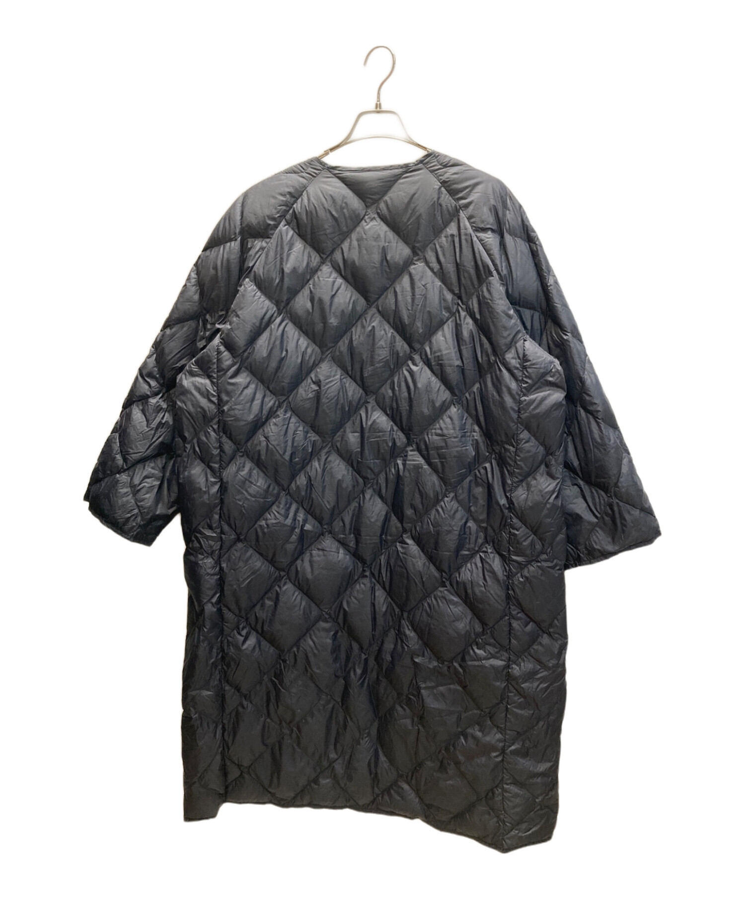 N.O.R.C ノーク×TAION キルティングロングダウンコート 黒 2 中古・古着通販】N.O.R.C (ノーク) TAION (タイオン