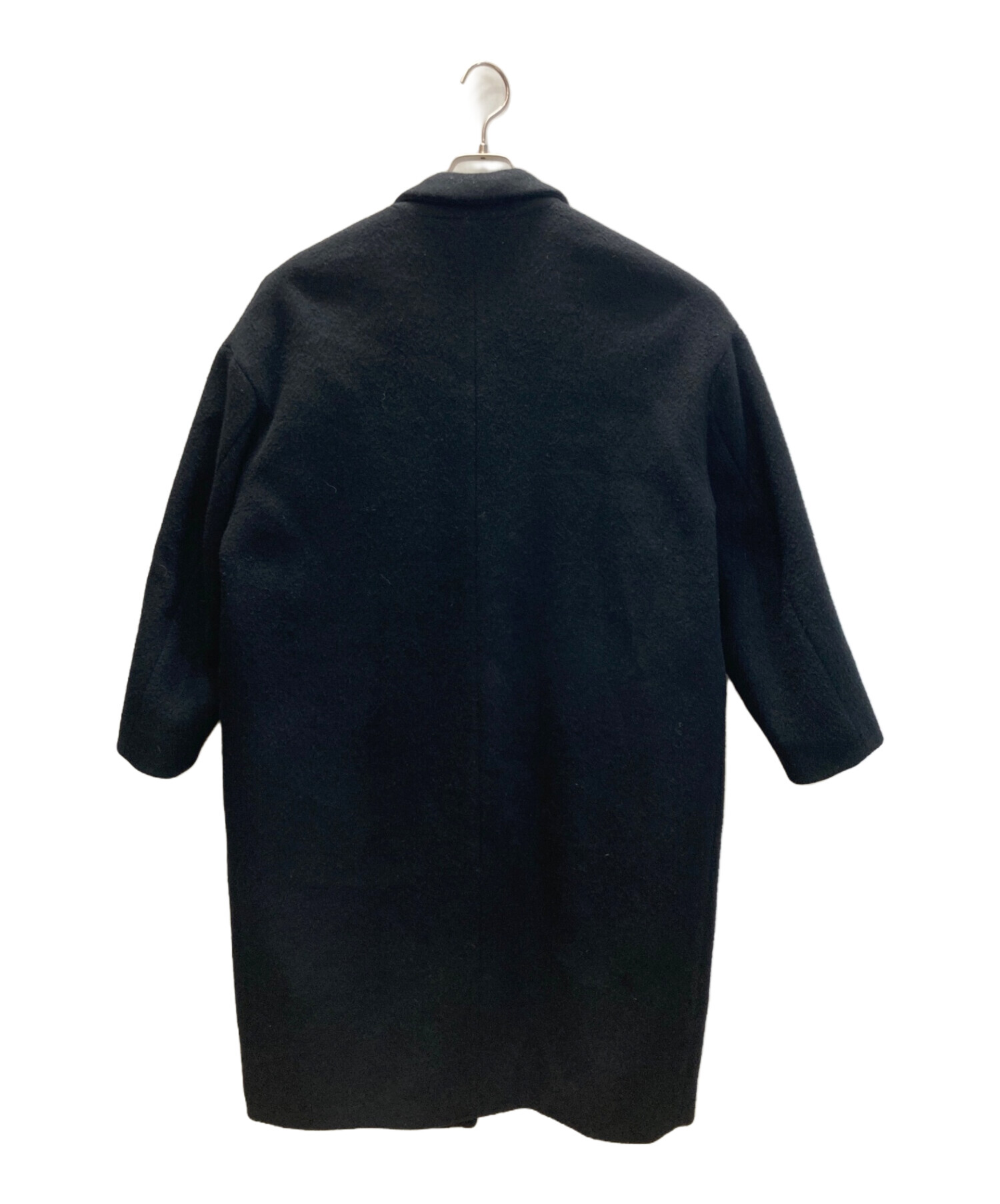 値下げしました！クラネ　CLANE メンズコート　美品 CLANE - ステンカラーコート - BULKY LINE STAIN COAT (BLACK