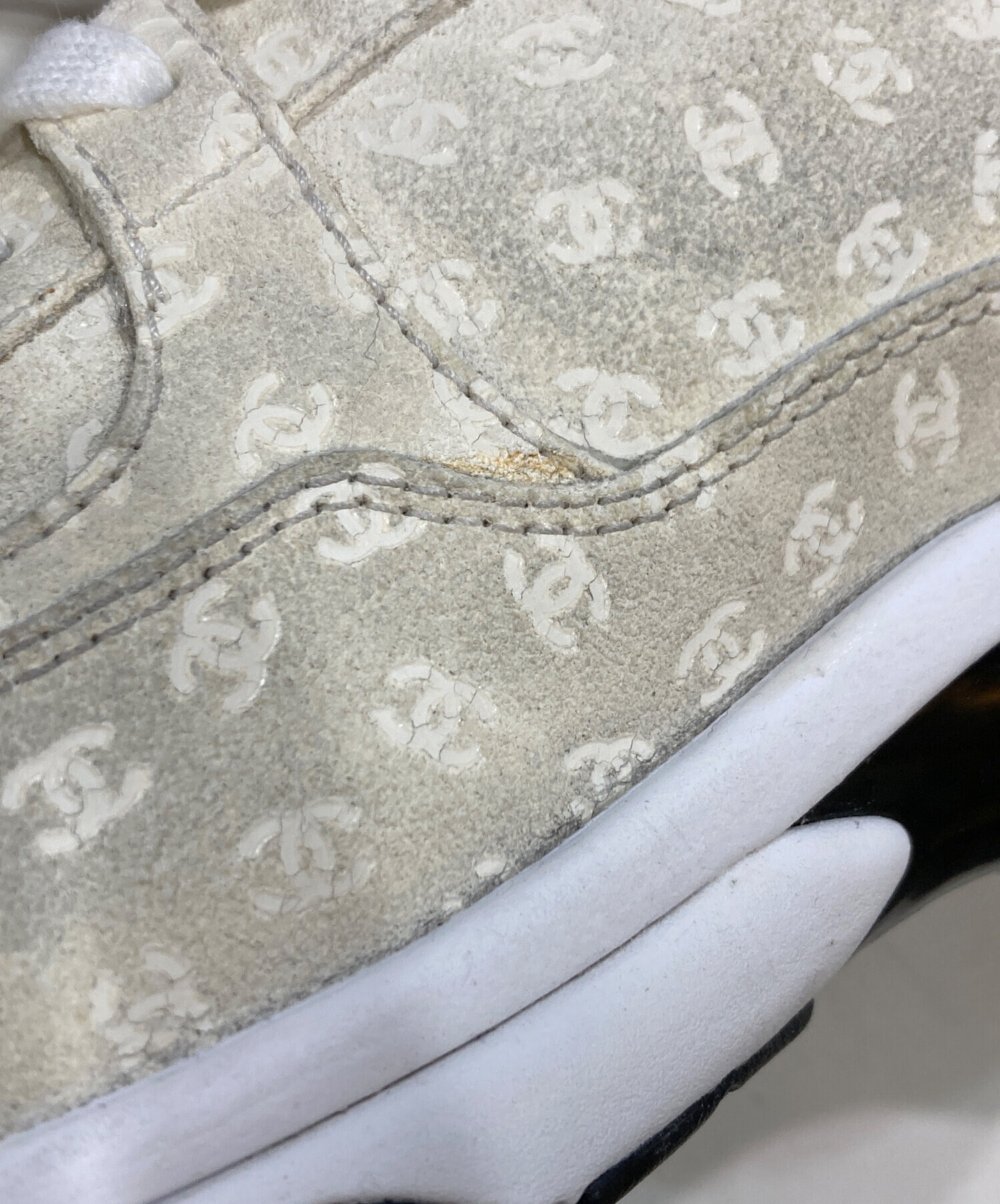中古・古着通販】CHANEL (シャネル) ココマーク スエード スニーカー