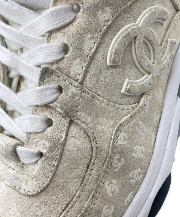 中古・古着通販】CHANEL (シャネル) ココマーク スエード スニーカー