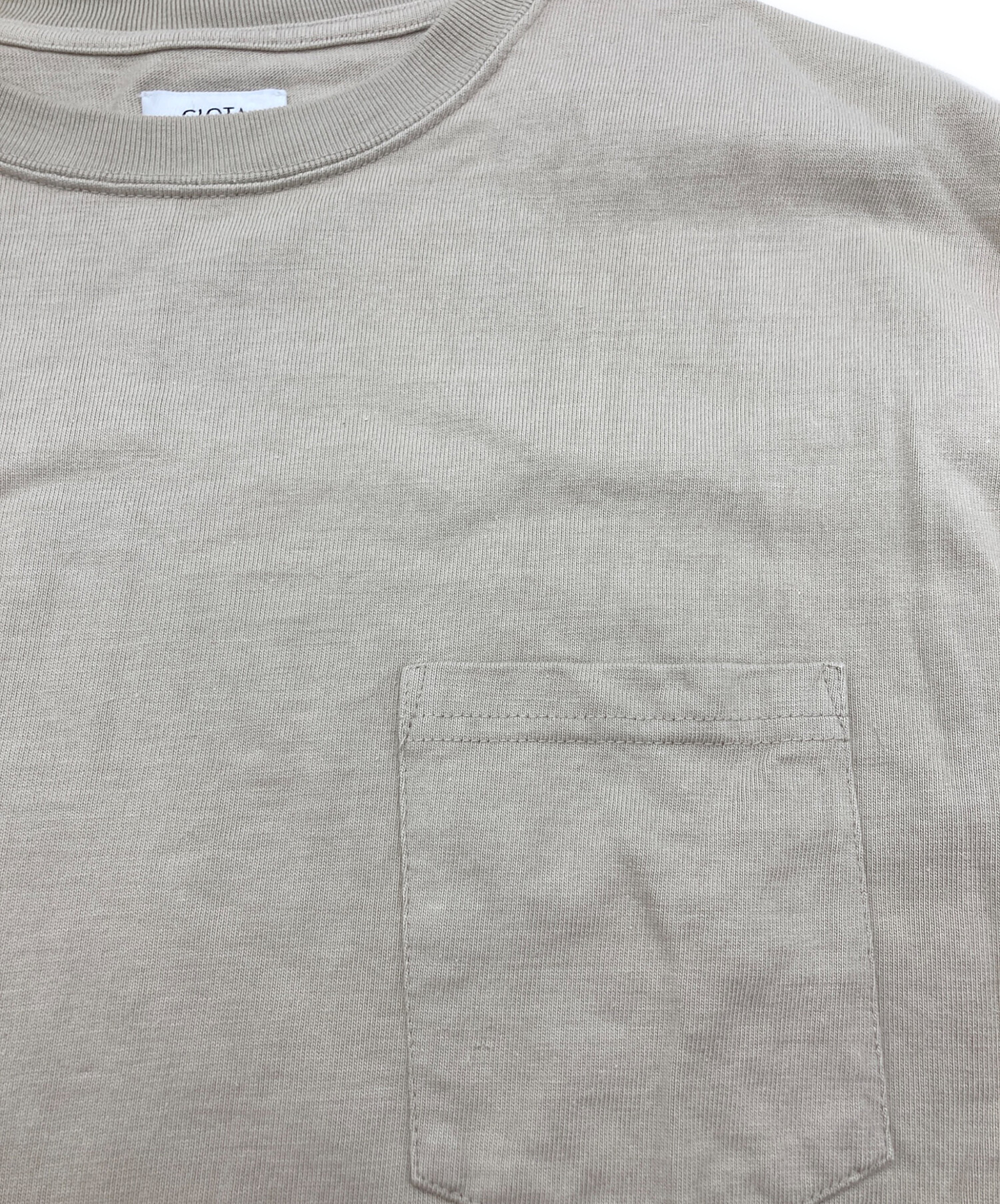 中古・古着通販】CIOTA (シオタ) 度詰吊り天竺ポケット付き半袖T 