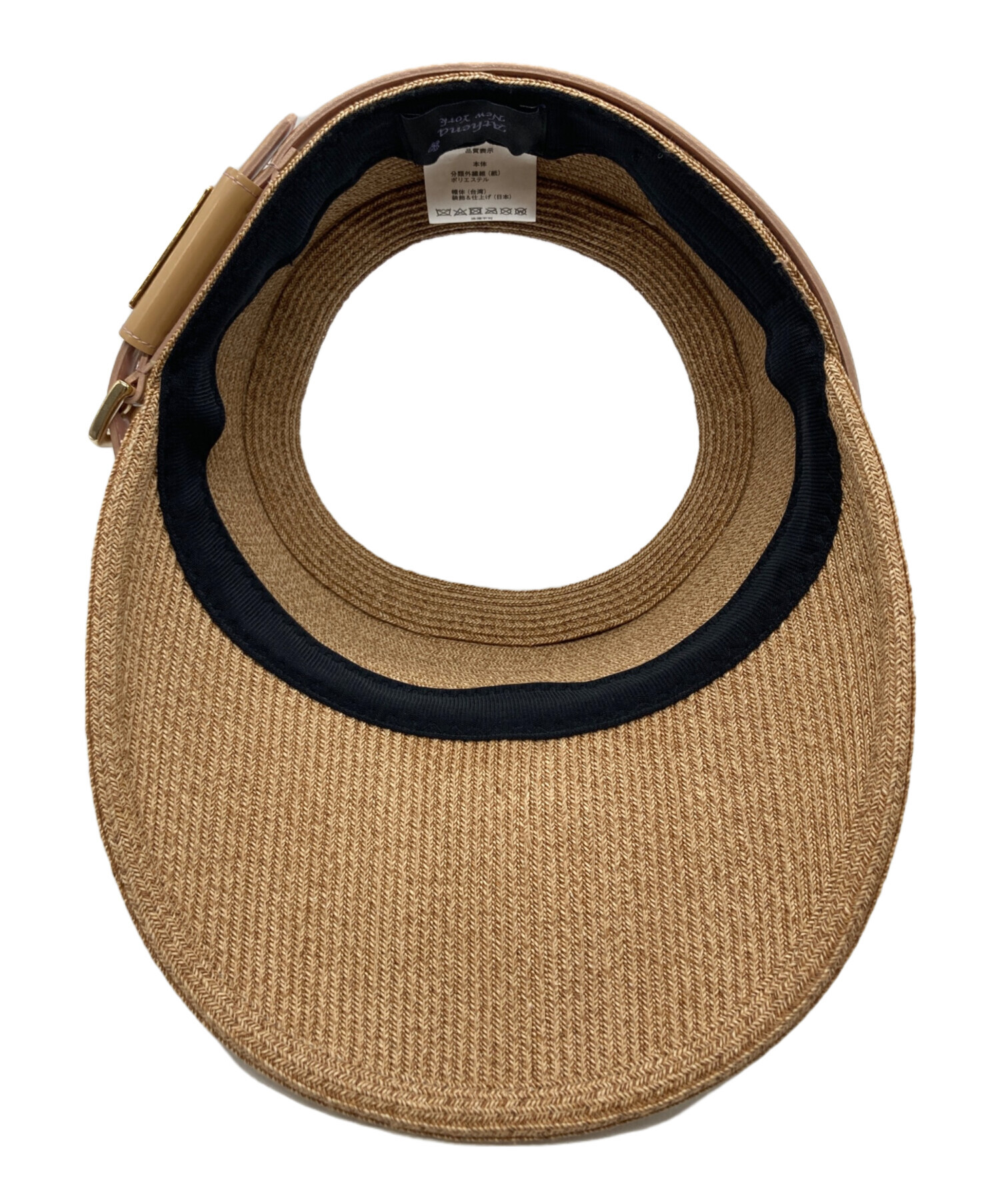 未使用　Athena New York Amelia Visor　サンバイザー Athena New York（アシーナニューヨーク）の「Athena New York