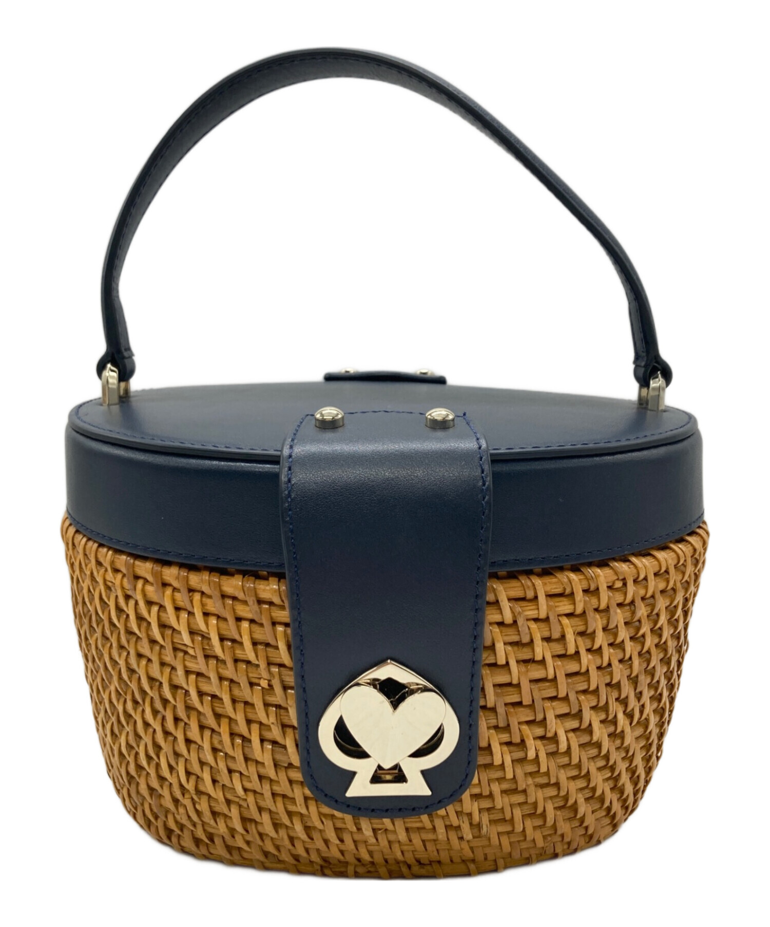 中古・古着通販】Kate Spade (ケイトスペード) ラタンバスケットバッグ