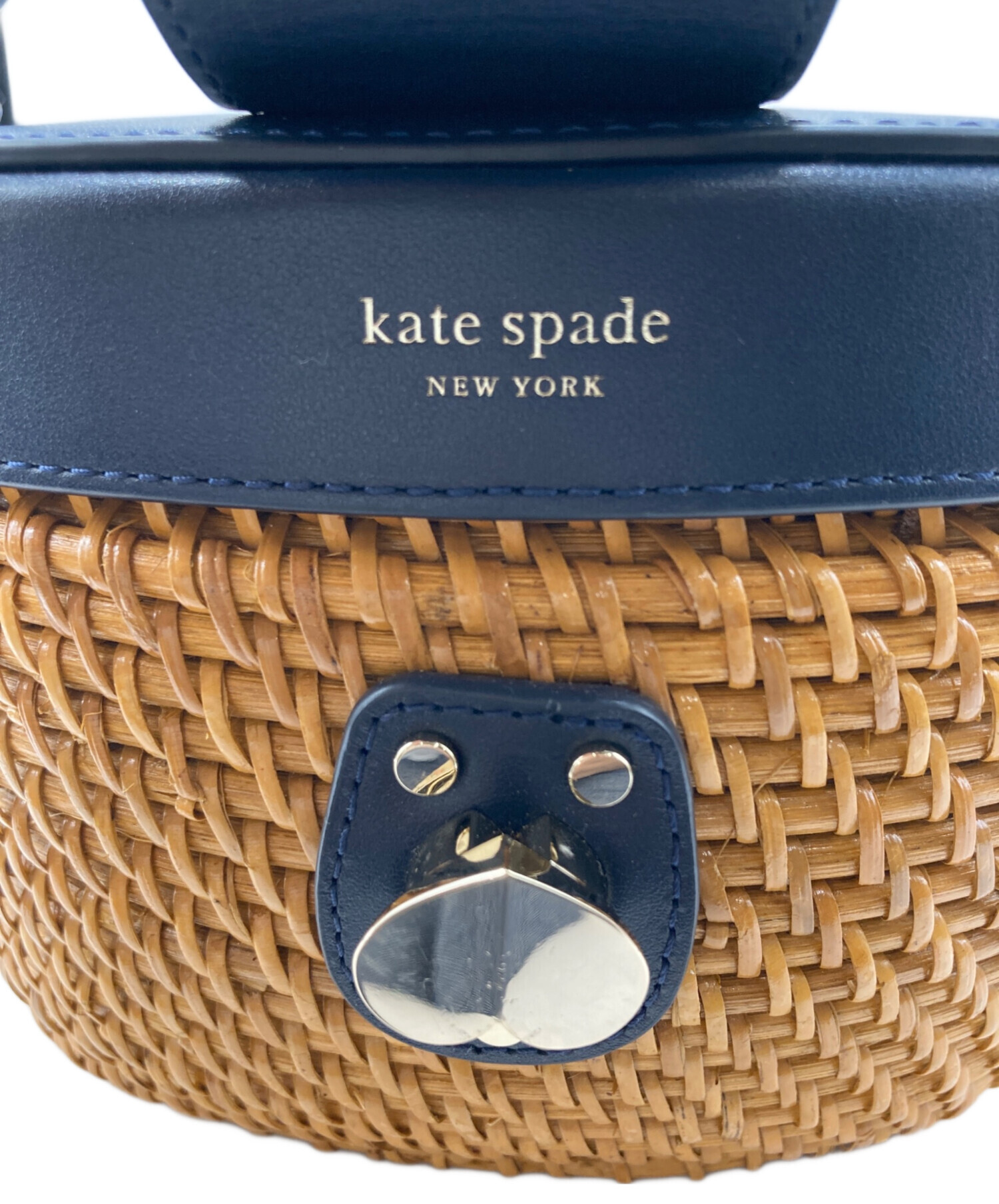 中古・古着通販】Kate Spade (ケイトスペード) ラタンバスケットバッグ