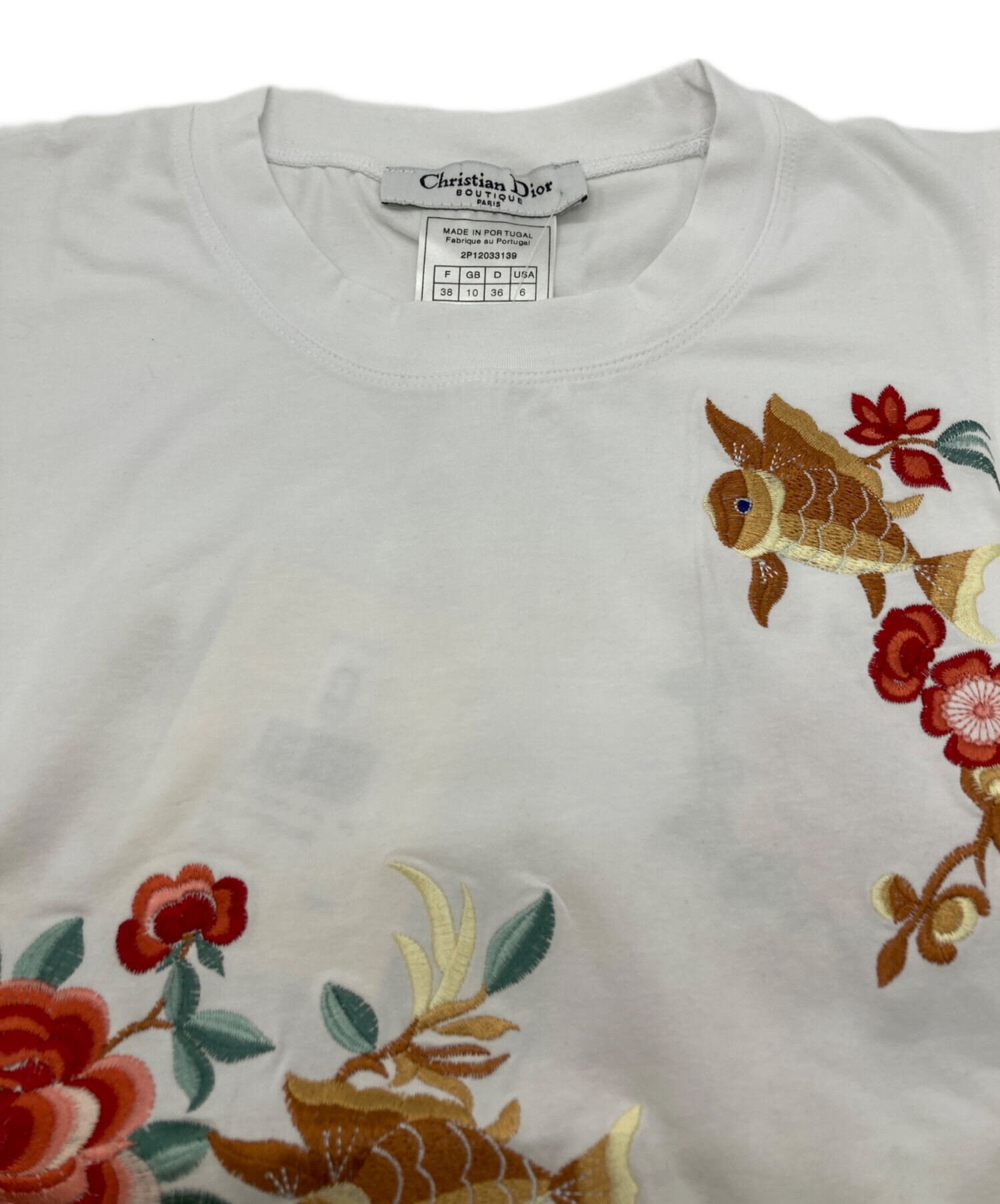 中古・古着通販】Christian Dior (クリスチャン ディオール) 金魚刺繍