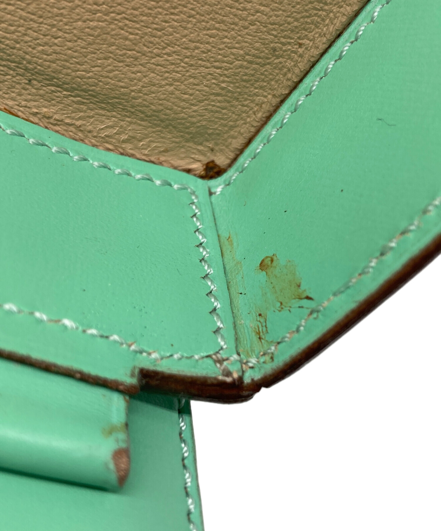 CELINE 80s〜90sヴィンテージ　ダークグリーン Celine Box Calfskin Amazon Green Classic Medium Crossbody Flap Bag