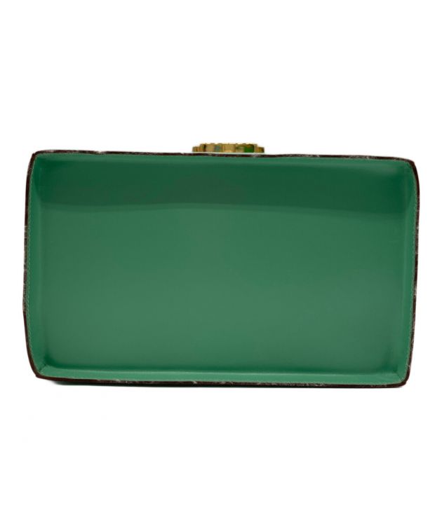 CELINE 80s〜90sヴィンテージ　ダークグリーン vintage CELINE green leather mini shoulder bag | NOIR ONLINE