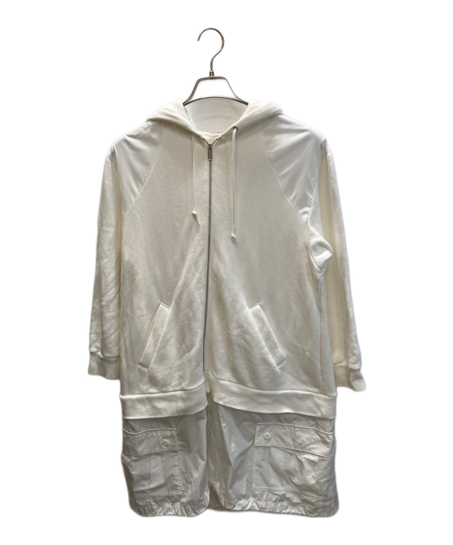 スー アンダーカバー フーデッド ドッキングコート L 黒 パーカー