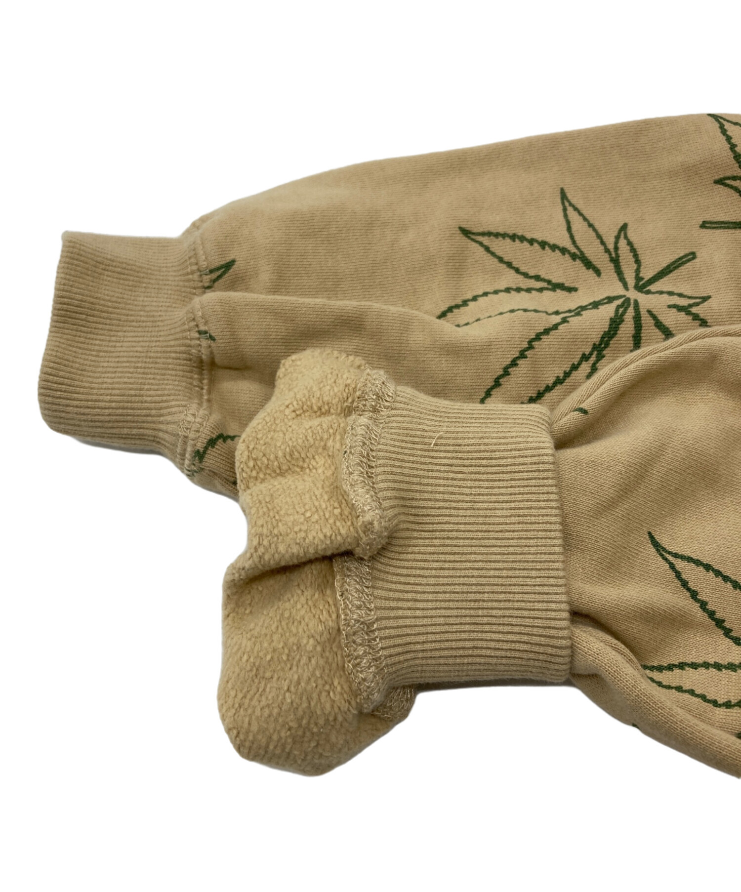 中古・古着通販】HUF (ハフ) PLANTLIFE FLEECE HOODIE ブラウン サイズ 