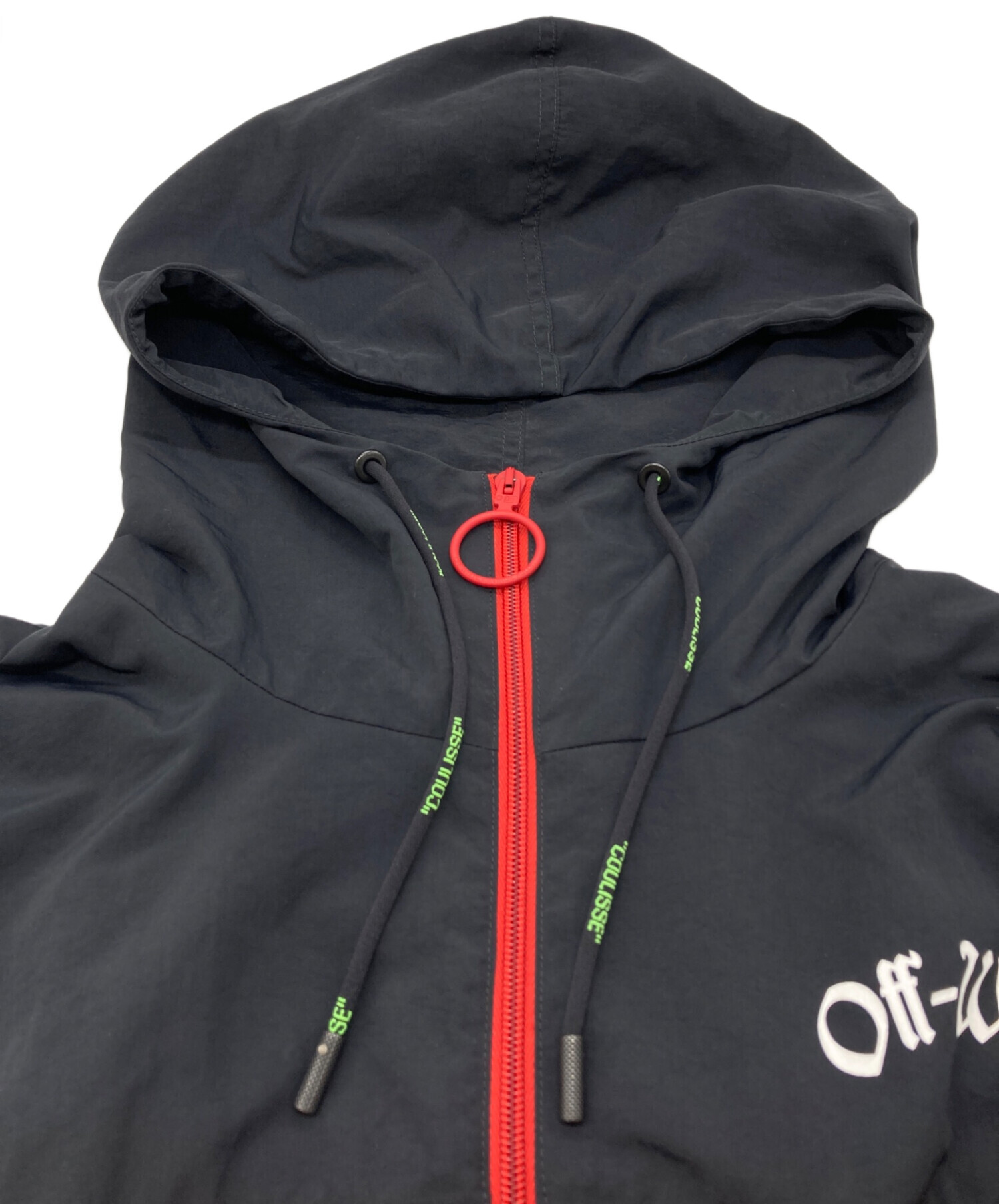 中古・古着通販】OFFWHITE (オフホワイト) WINDBREAKER レッド