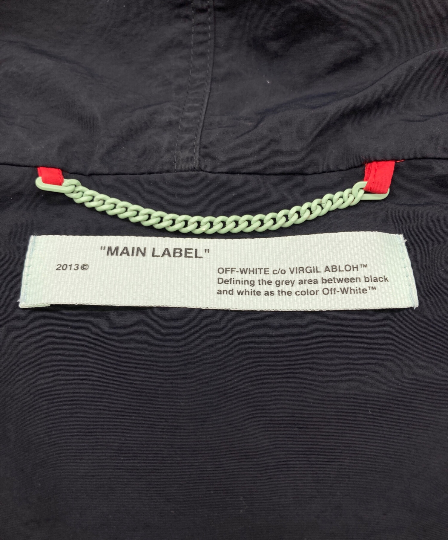 中古・古着通販】OFFWHITE (オフホワイト) WINDBREAKER レッド