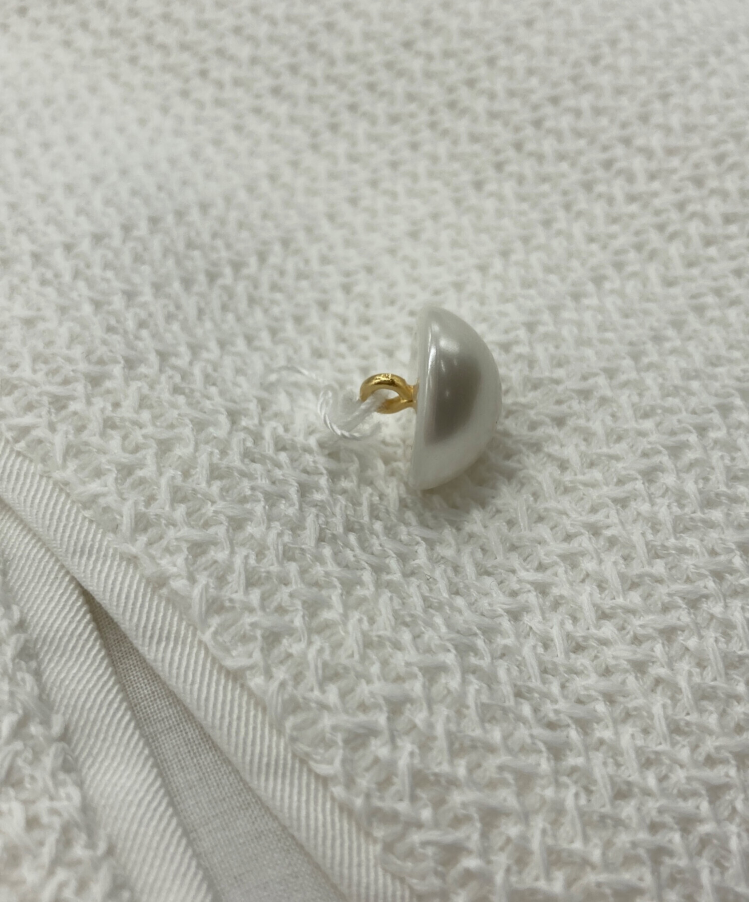 中古・古着通販】ANAYI (アナイ) カラミツイードポケットジレ ホワイト