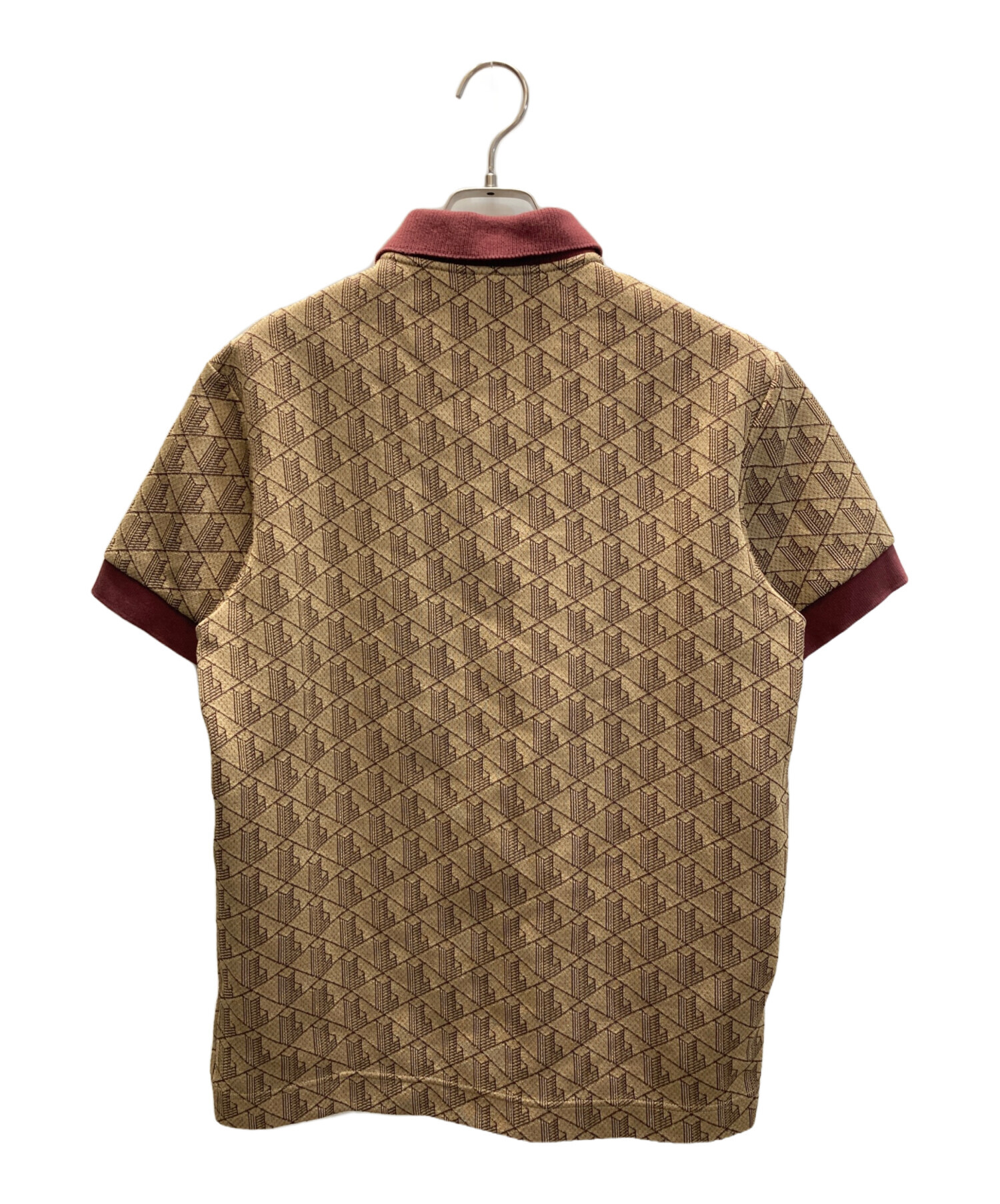 中古・古着通販】LACOSTE (ラコステ) モノグラムジャカードポロシャツ