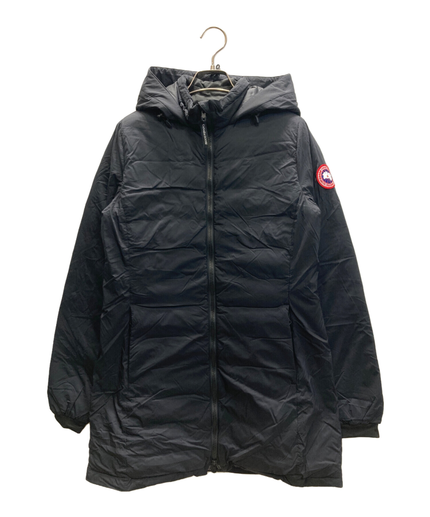★カナダグース★CAMP FOODED JACKET★黒・美品♪ 中古・古着通販】CANADA GOOSE (カナダグース) CAMP HOODED JACKET