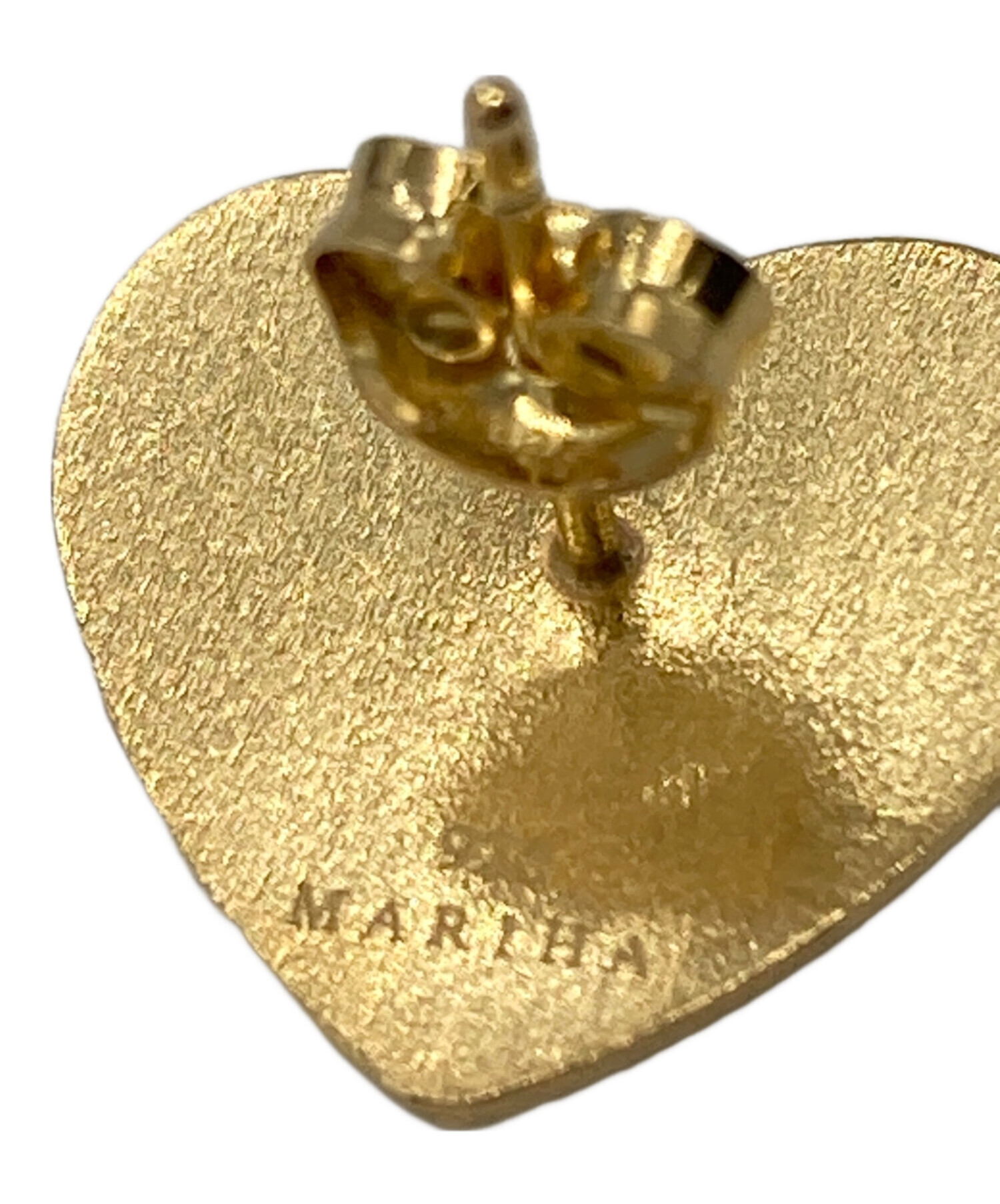 中古・古着通販】MARIHA (マリハ) TRUE LOVE スタッドピアス ゴールド